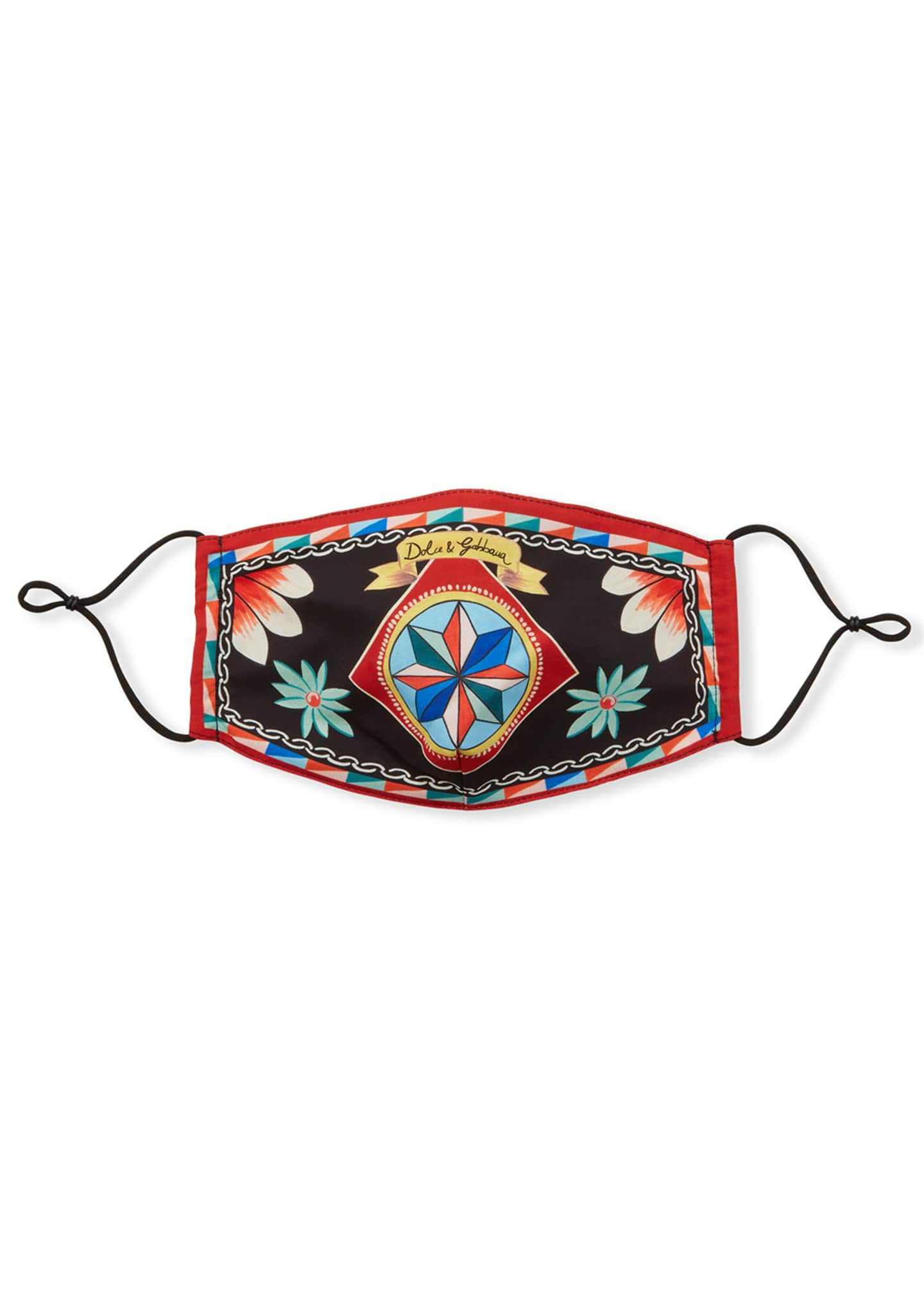 Dolce & Gabbana Reusable Heritage Print Cloth Mask Face Covering ...