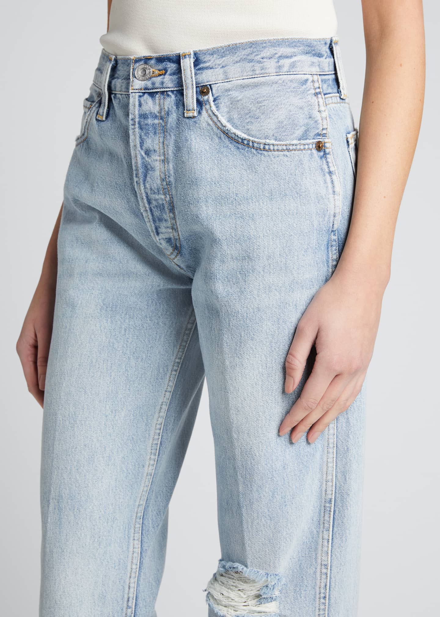 RE/DONE 90s High-Rise Loose Straight Jeans - Bergdorf Goodman