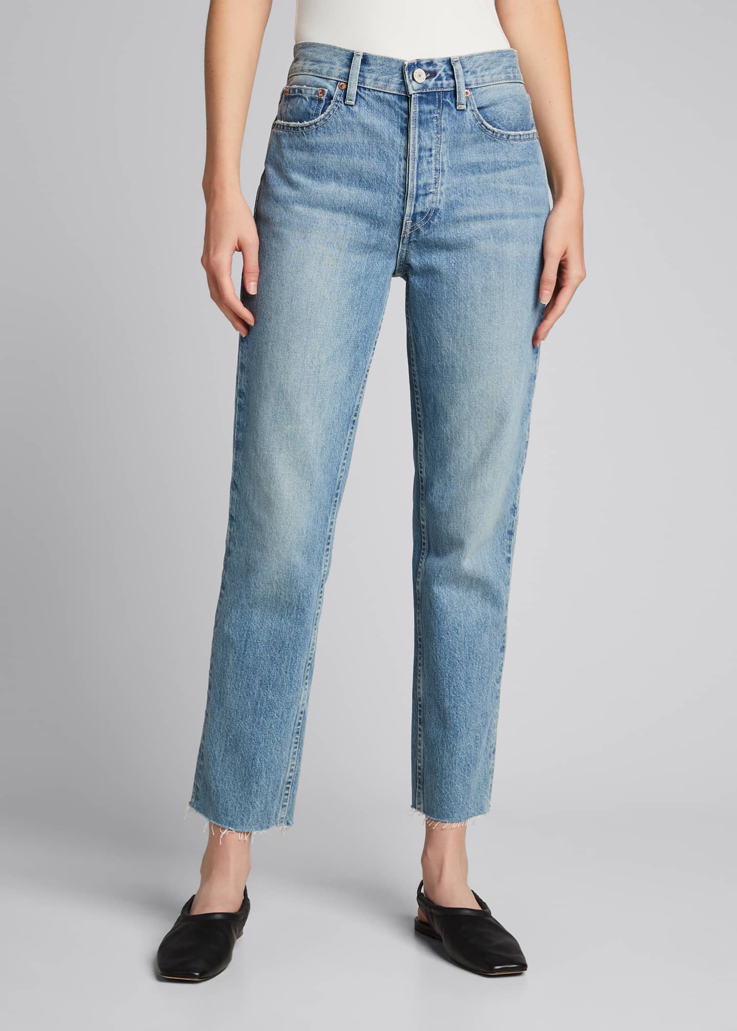 tommy jeans high rise tapered mom jeans