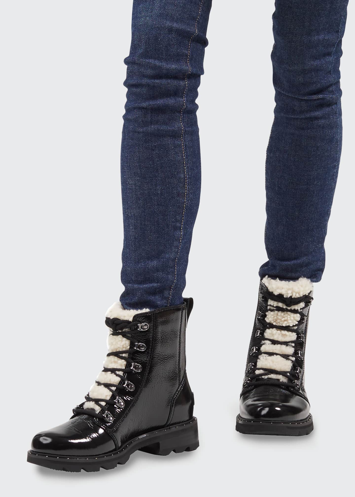 Sorel lennox patent winter combat booties clearance