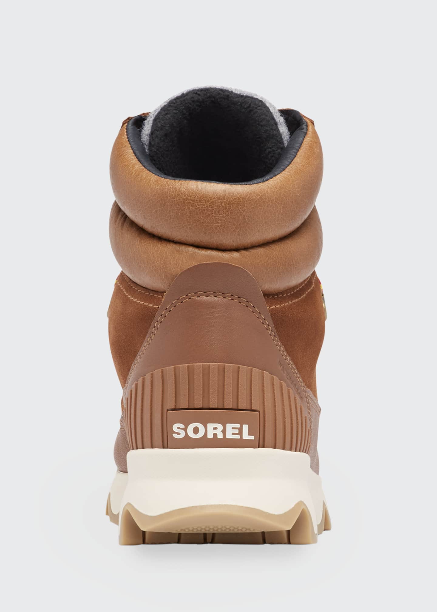 sorel kinetic conquest mixed leather hiker boots