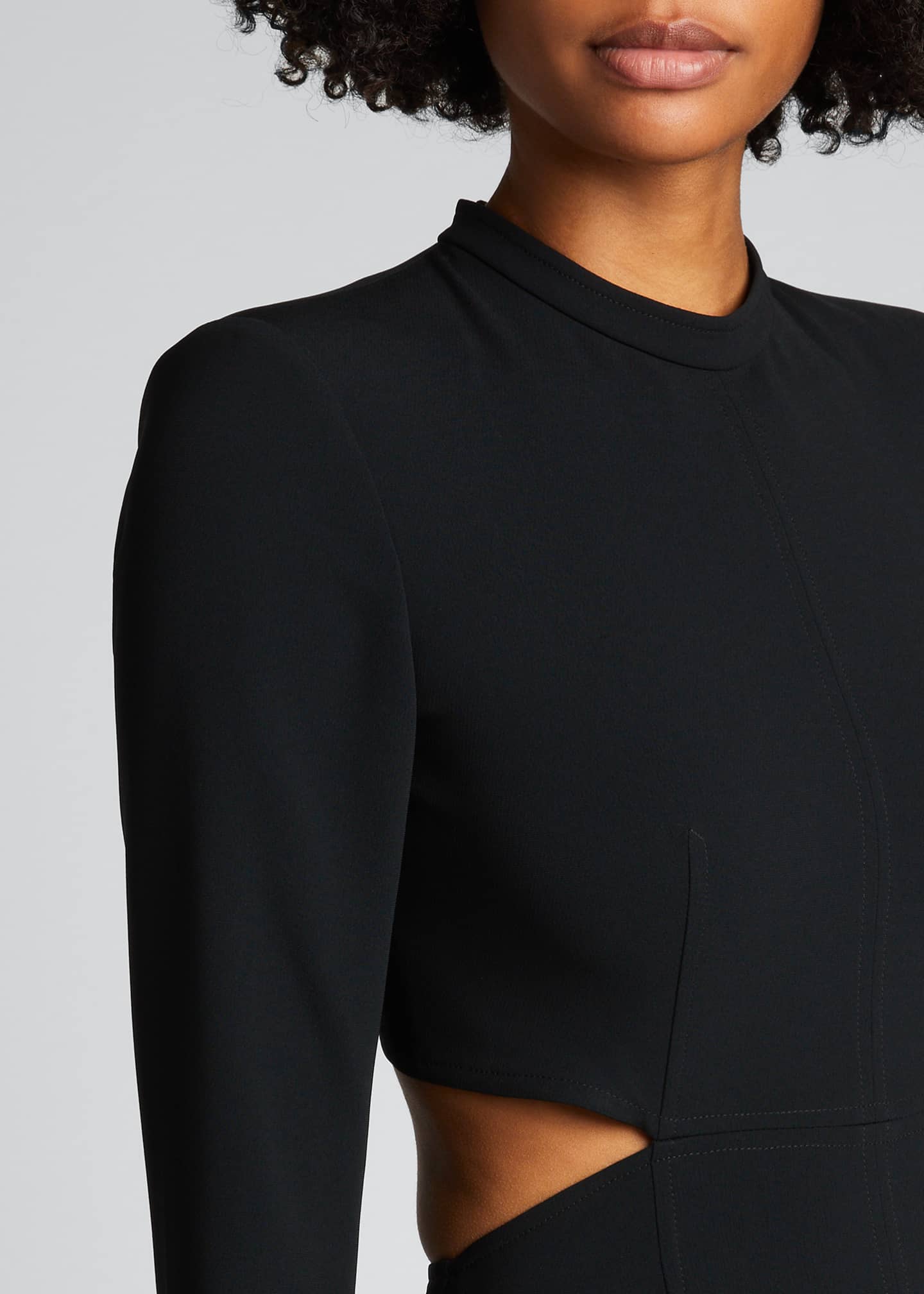 A.L.C. Gabriela Cutout Long-Sleeve Jumpsuit - Bergdorf Goodman