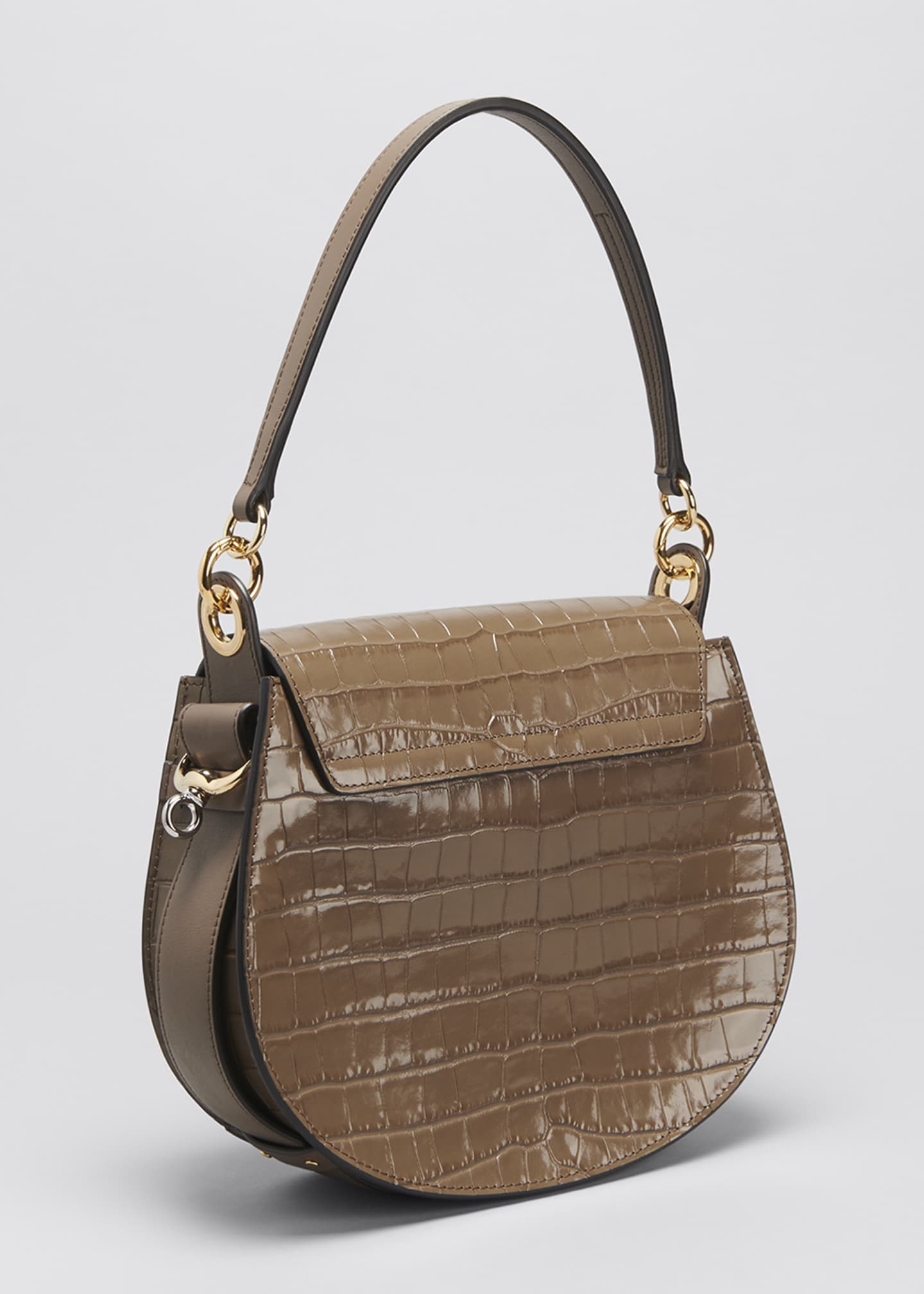 Download Chloe Tess Mock-Croc Medium Shoulder Bag - Bergdorf Goodman