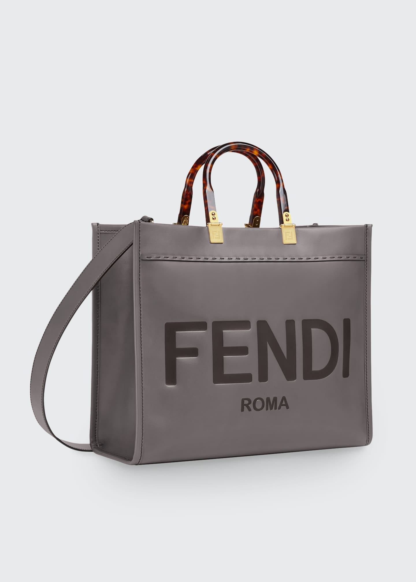 Fendi Sunshine Medium Leather Shopper Tote Bag - Bergdorf Goodman