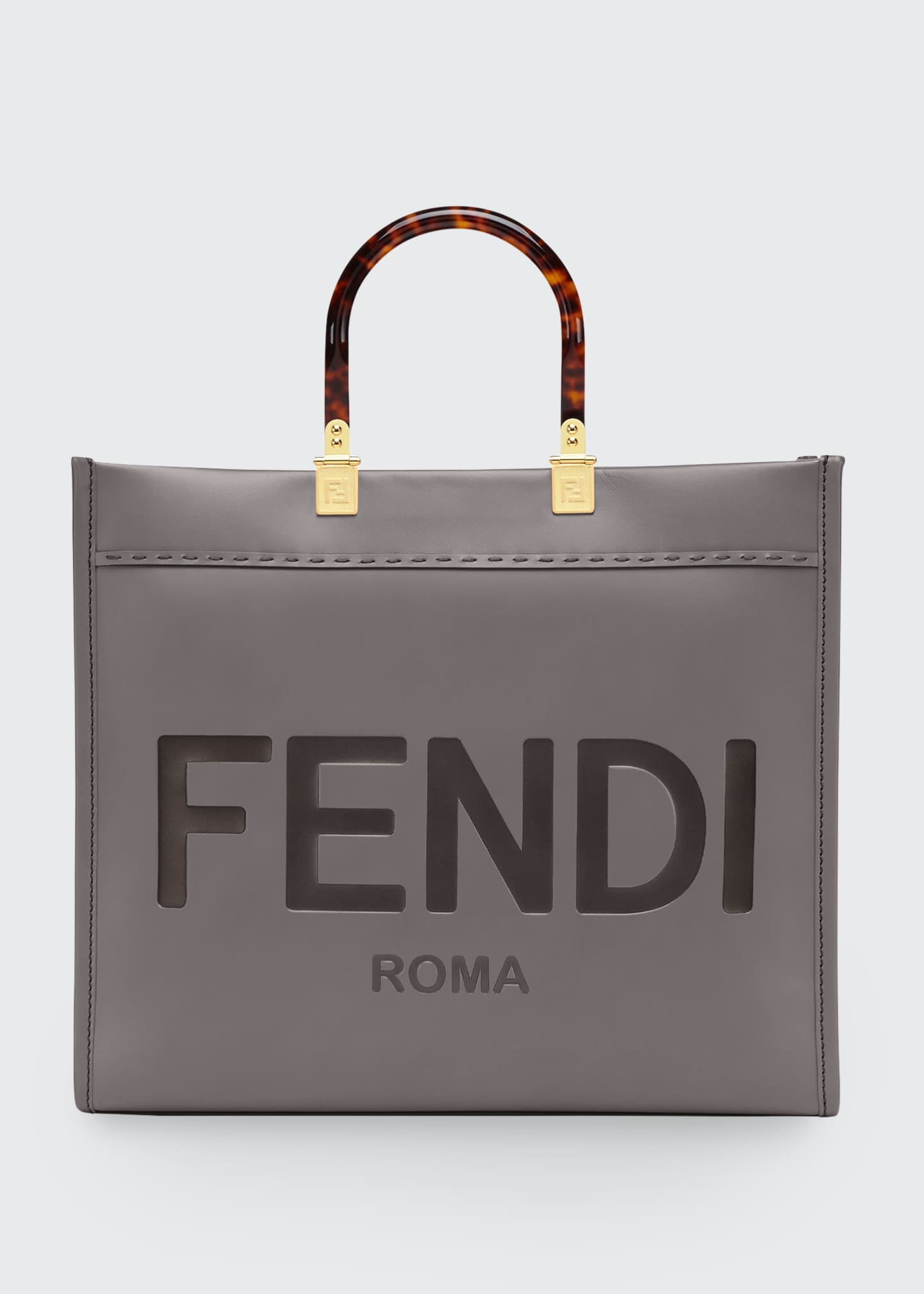 Fendi Sunshine Medium Leather Shopper Tote Bag - Bergdorf Goodman