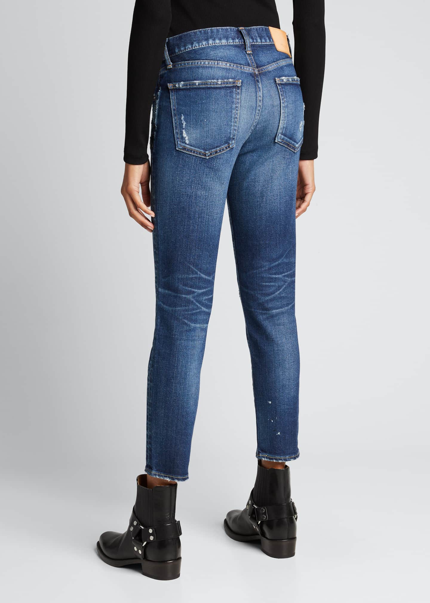 MOUSSY VINTAGE Lancaster Mid-Rise Cropped Skinny Jeans - Bergdorf Goodman