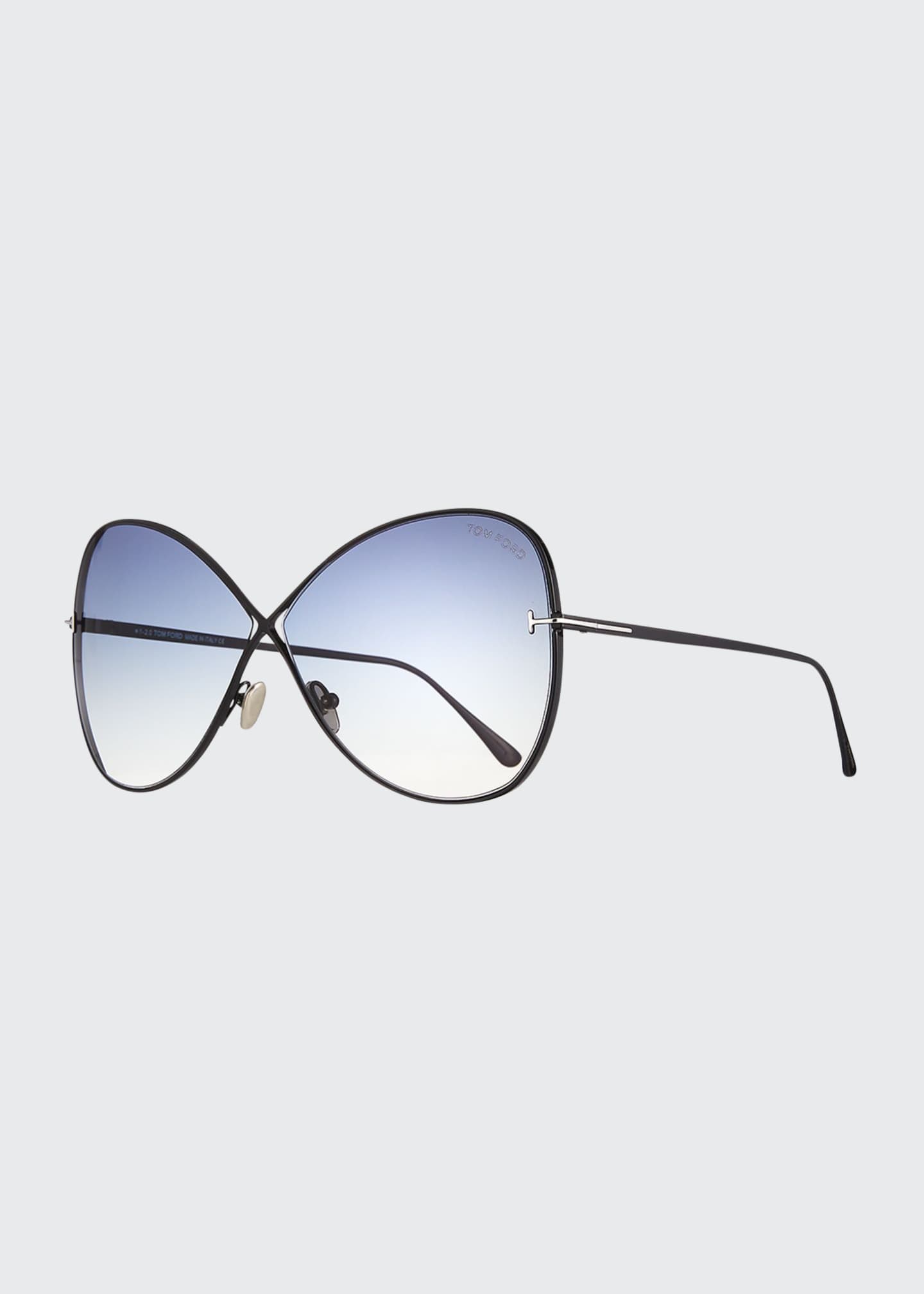 TOM FORD Nickie Metal Butterfly Sunglasses - Bergdorf Goodman