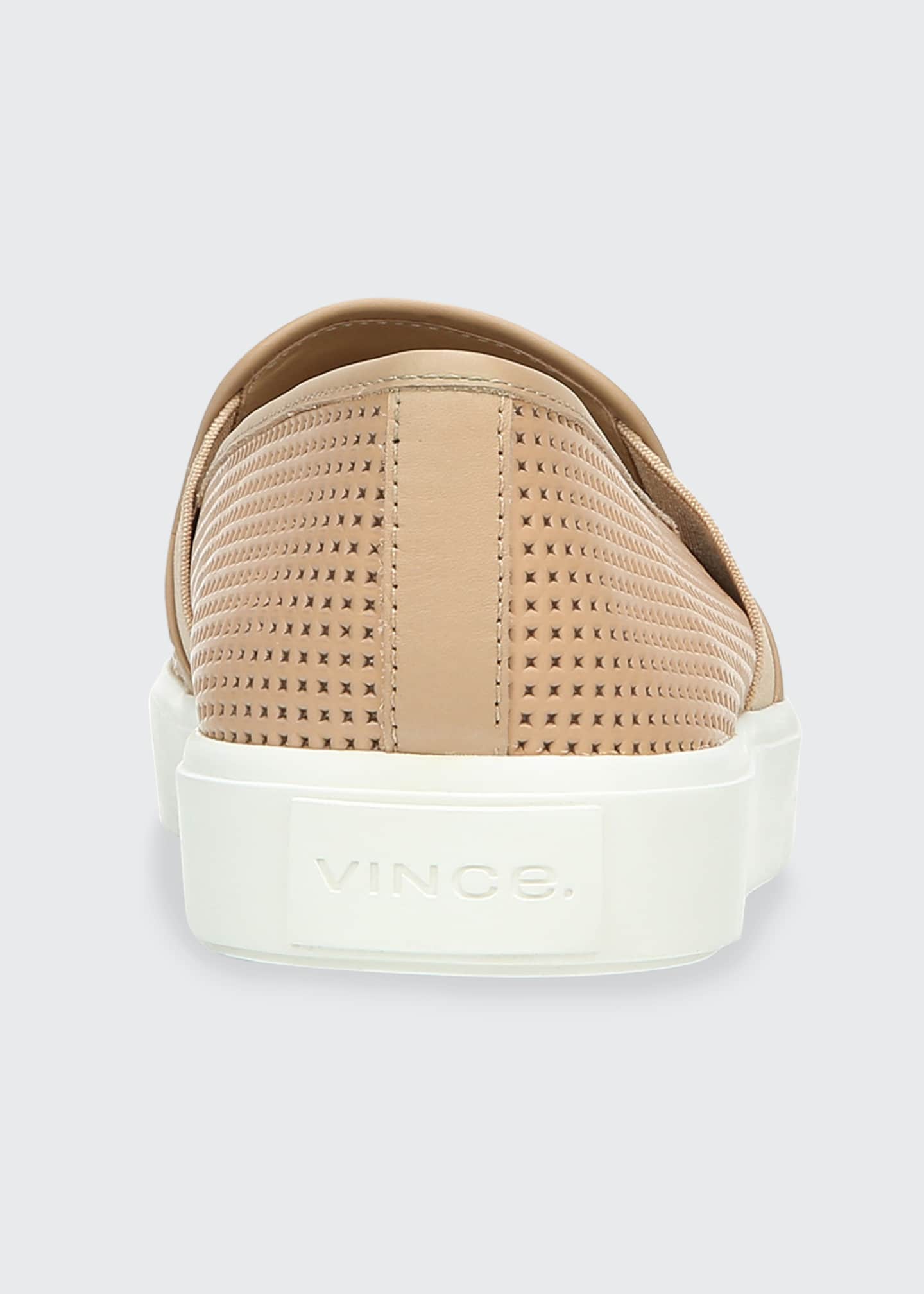 vince blair perforated slip on sneakers