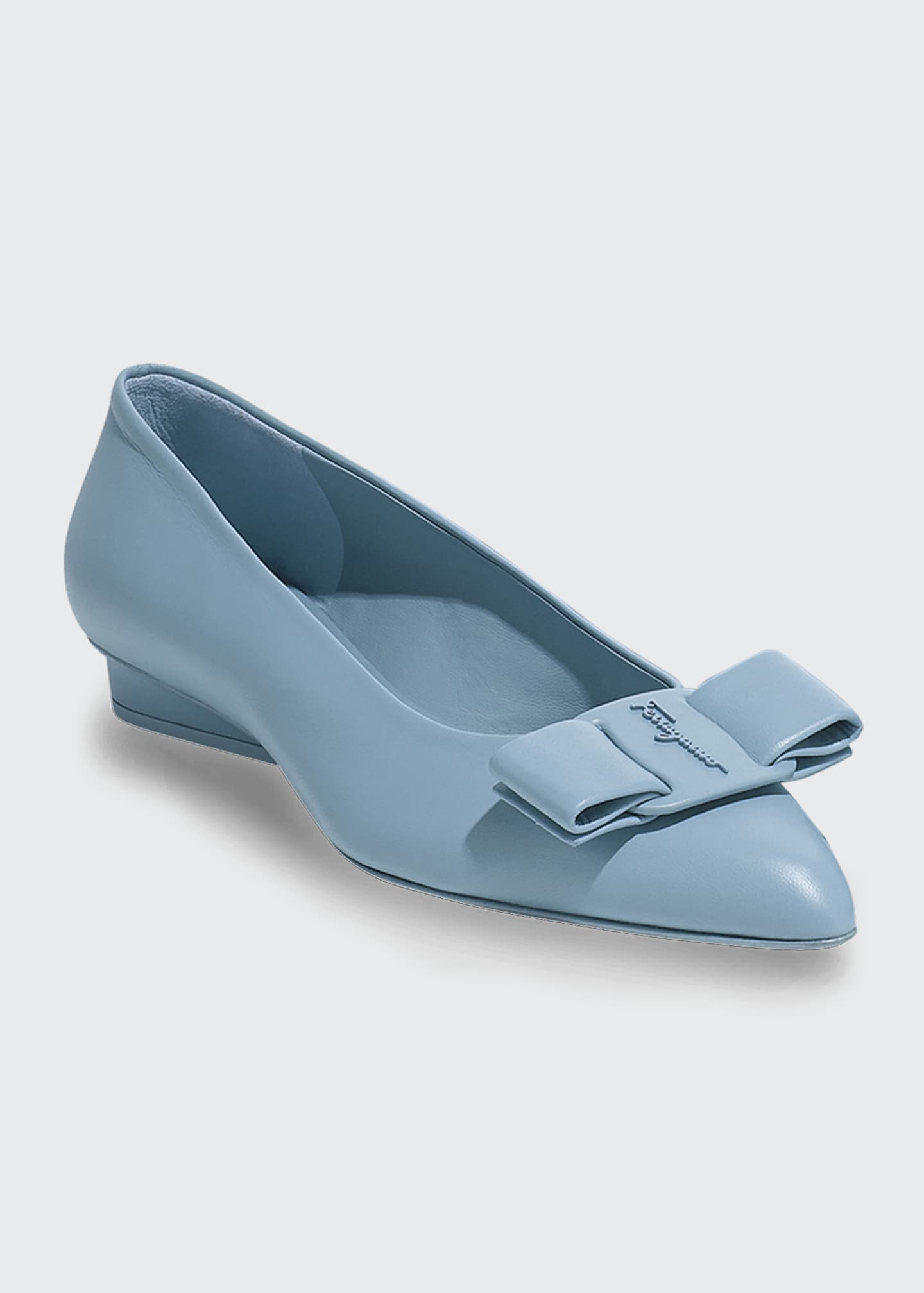 salvatore ferragamo pointed flats