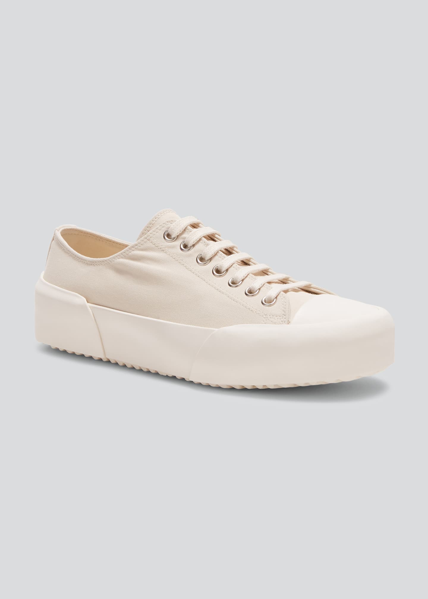 jil sander canvas sneakers