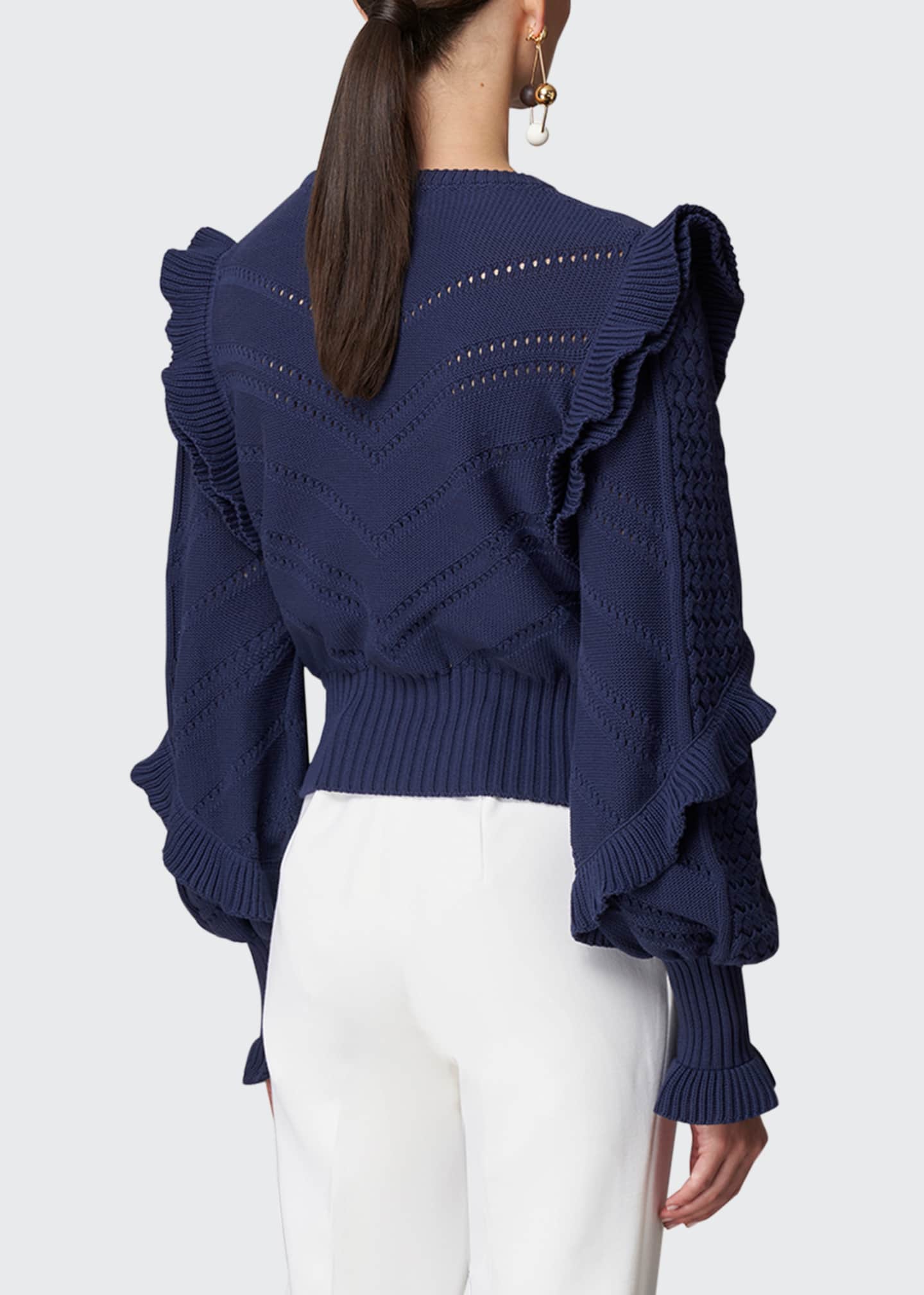 bishop sleeve sweater