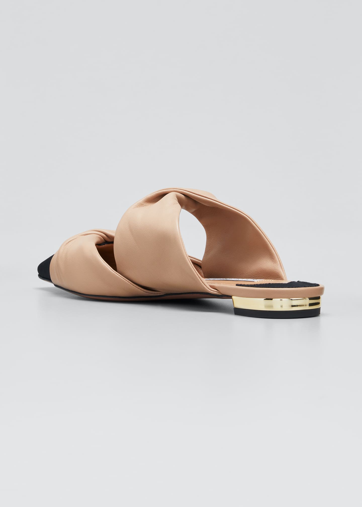 aquazzura mules flat