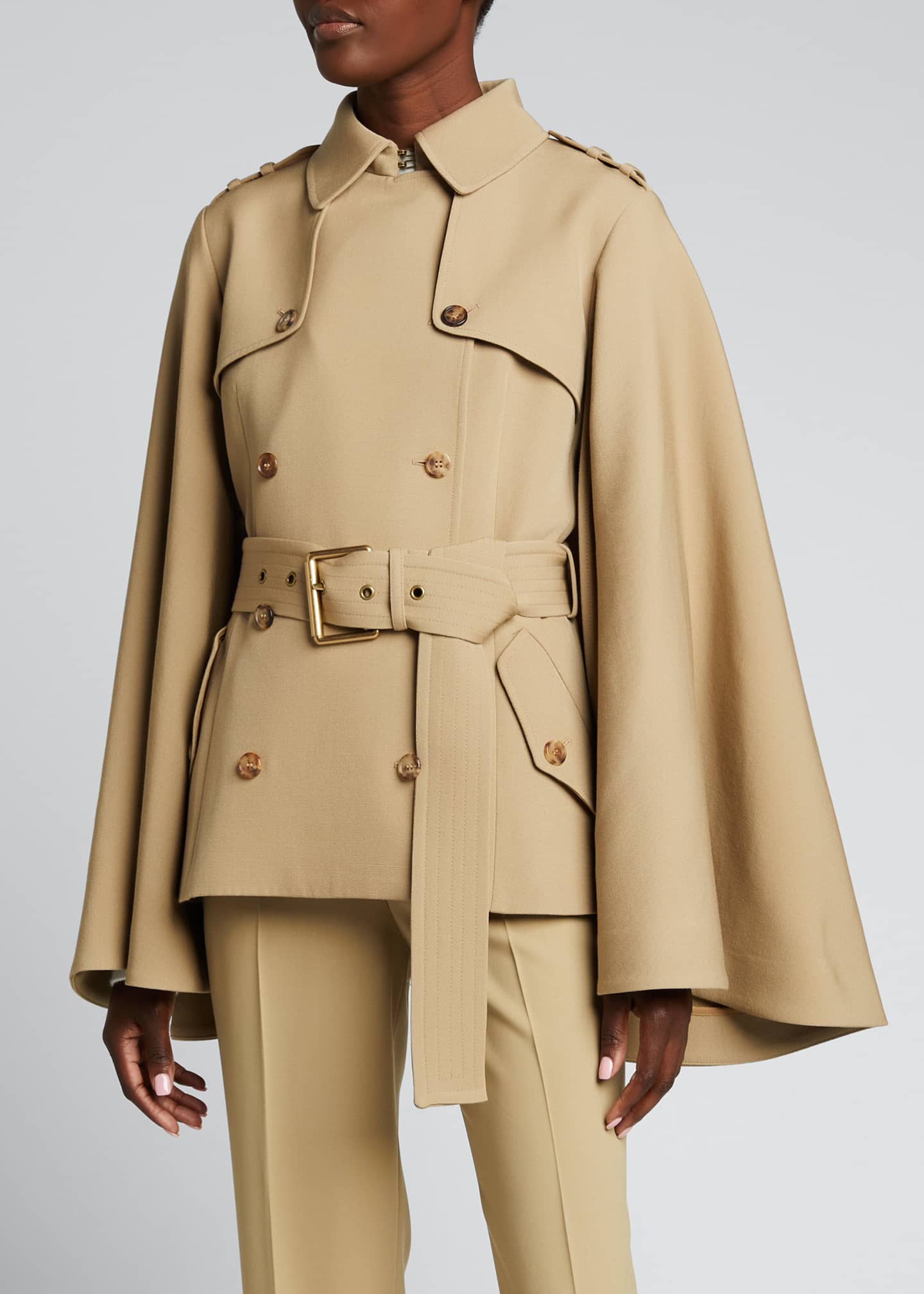 michael kors wool cape