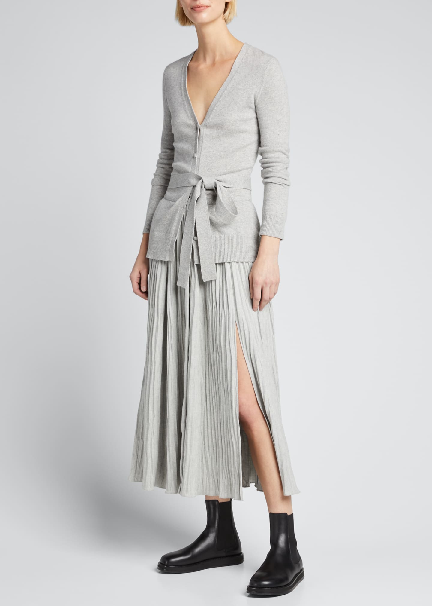 Altuzarra Belted Cardigan Midi Dress Bergdorf Goodman