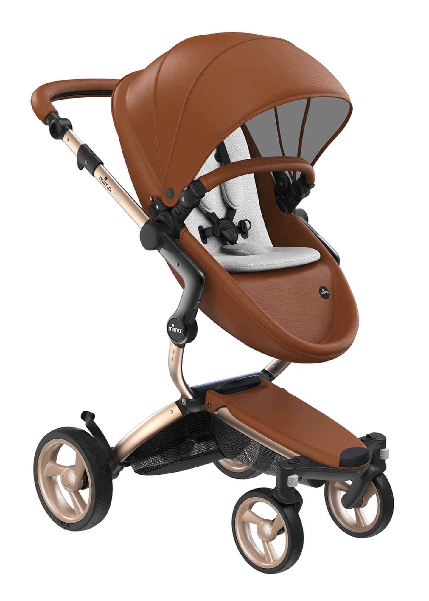Mima Xari Stroller w/ Starter Pack, Gold Chassis - Bergdorf Goodman