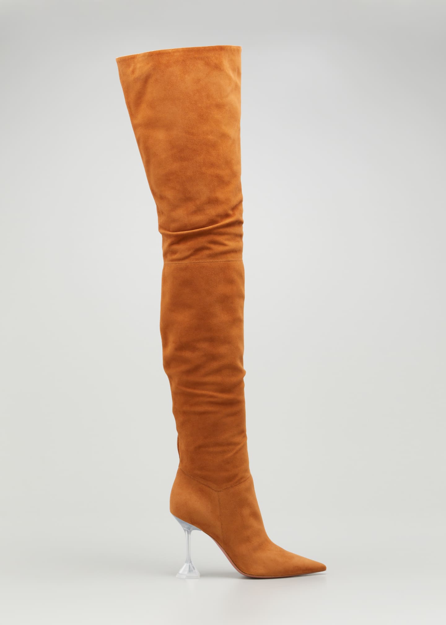 Amina muaddi over the knee boots Clearance