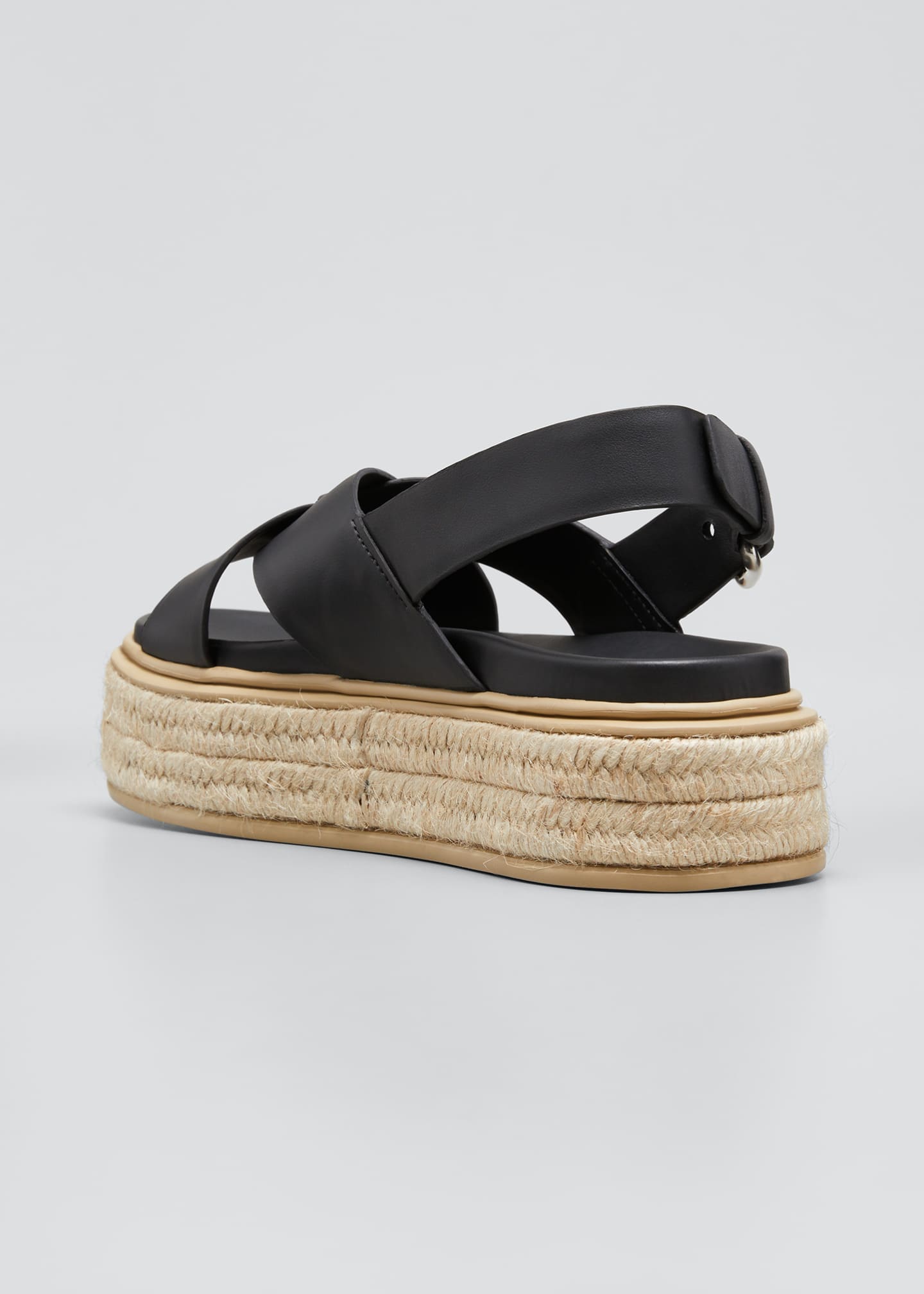 prada flat quilted leather espadrilles