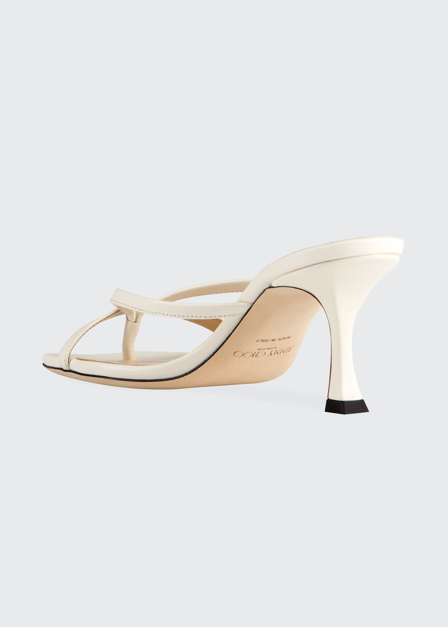 jimmy choo maelie leather thong sandals