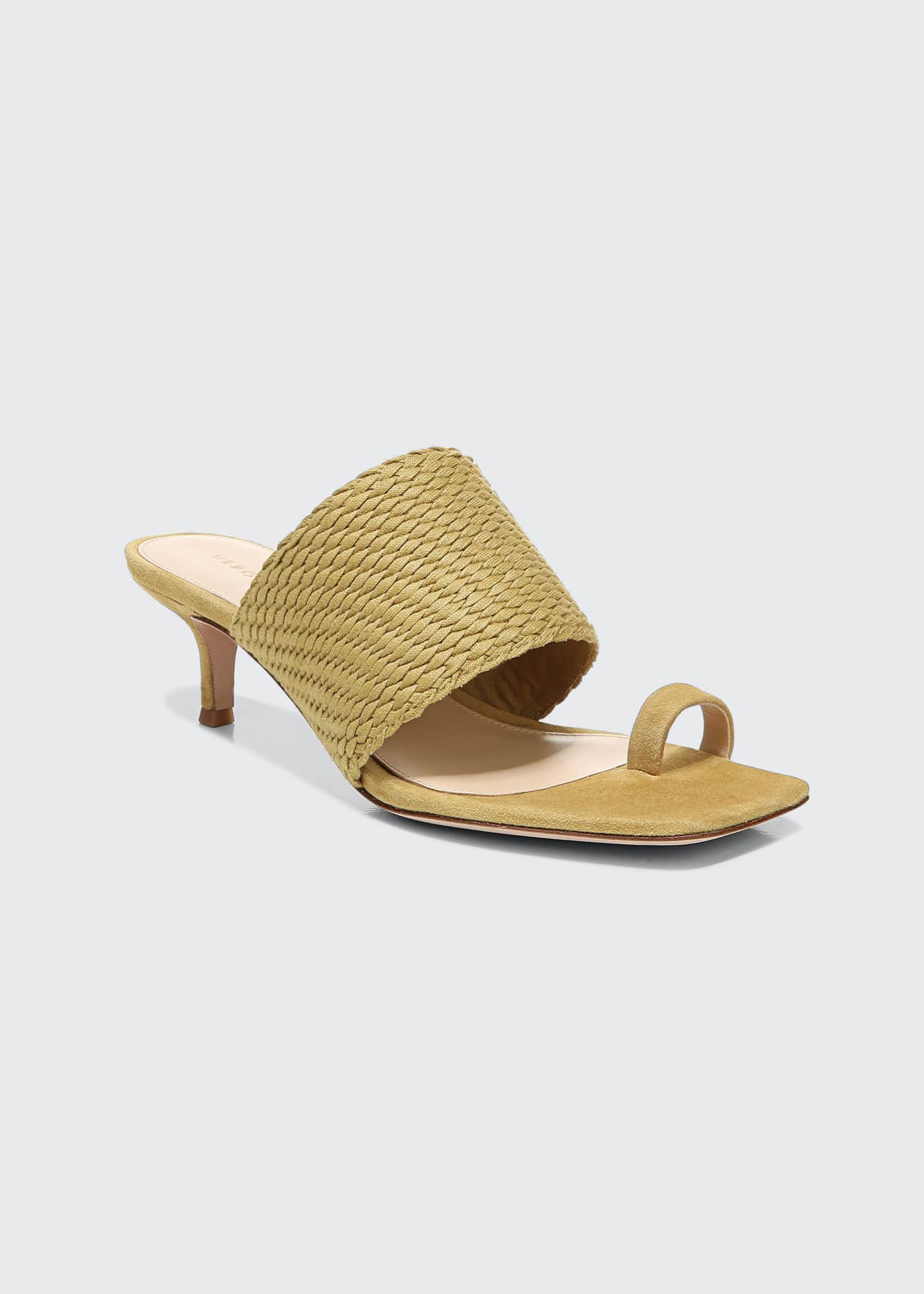 veronica beard senta woven leather slides