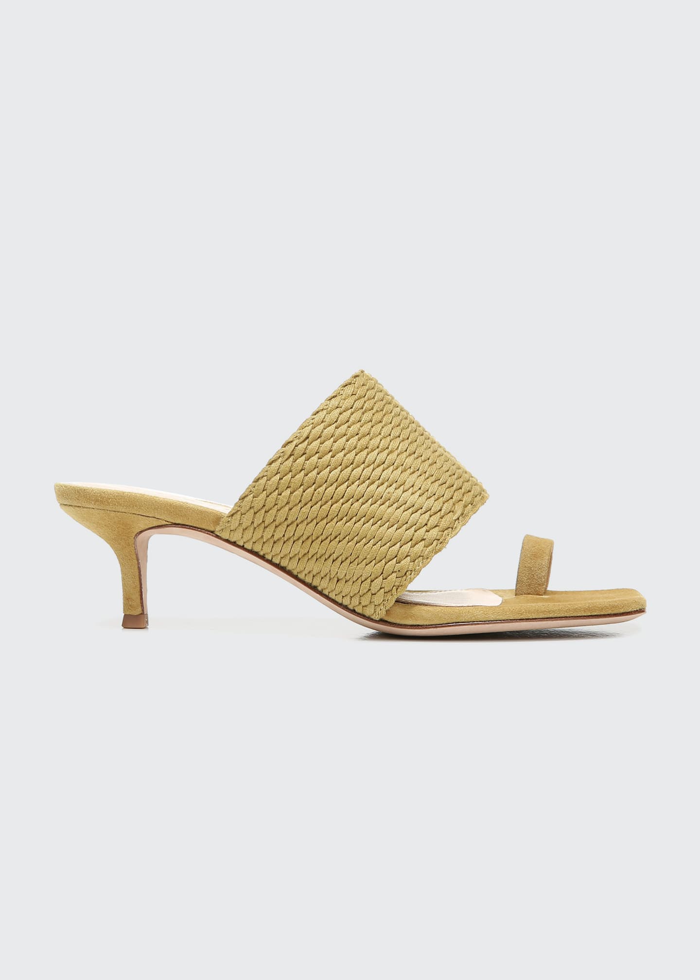 veronica beard senta woven leather slides