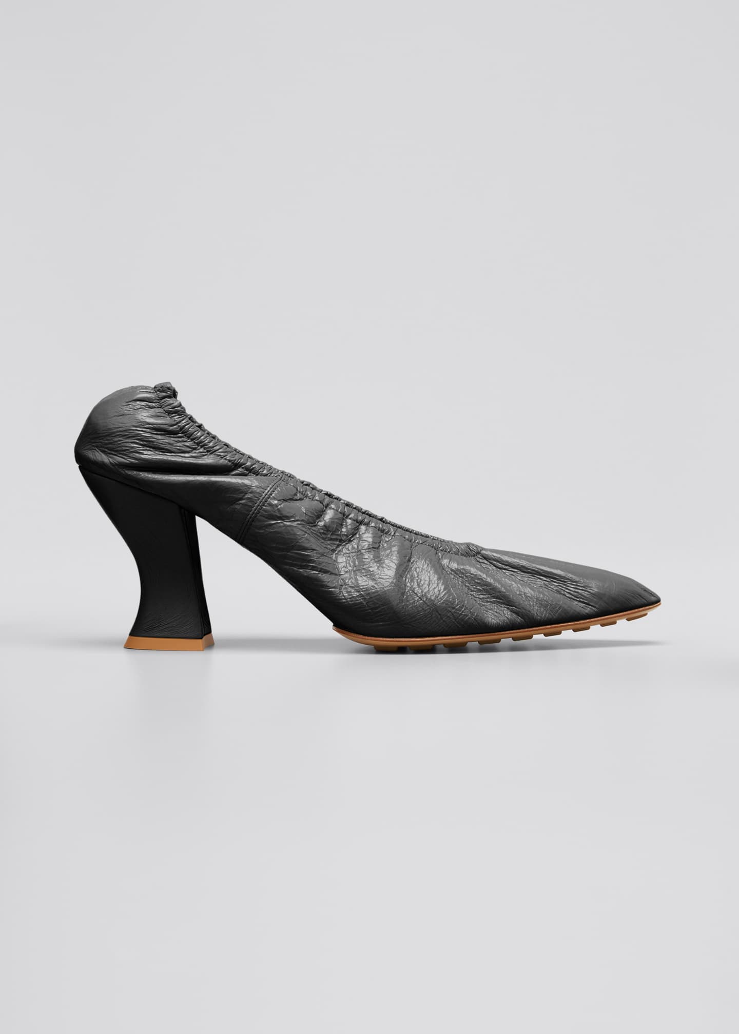 bottega veneta square toe pumps