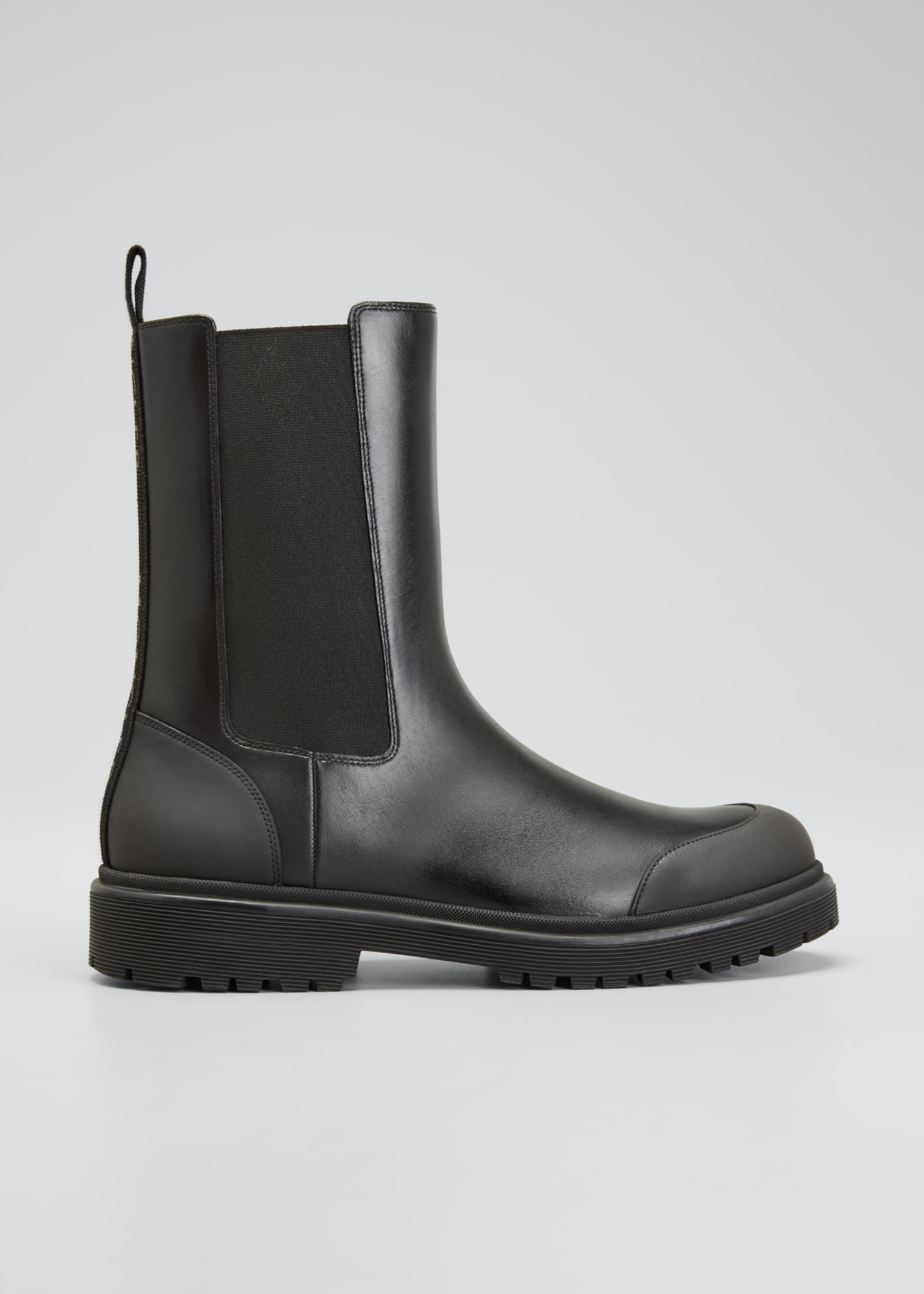 Moncler Patty Leather Chelsea Boots - Bergdorf Goodman