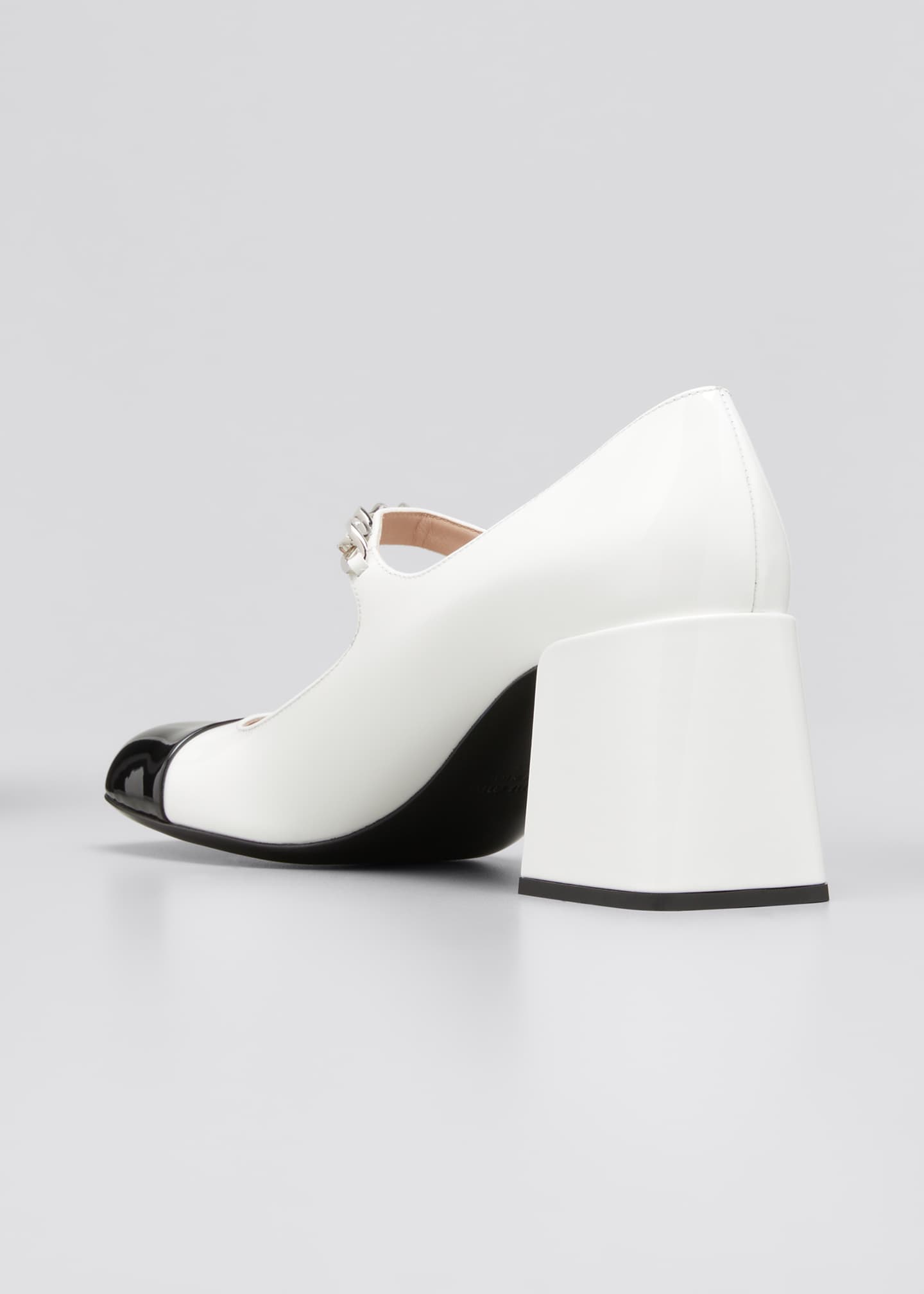 Miu Miu Bicolor Patent Mary Jane Pumps - Bergdorf Goodman