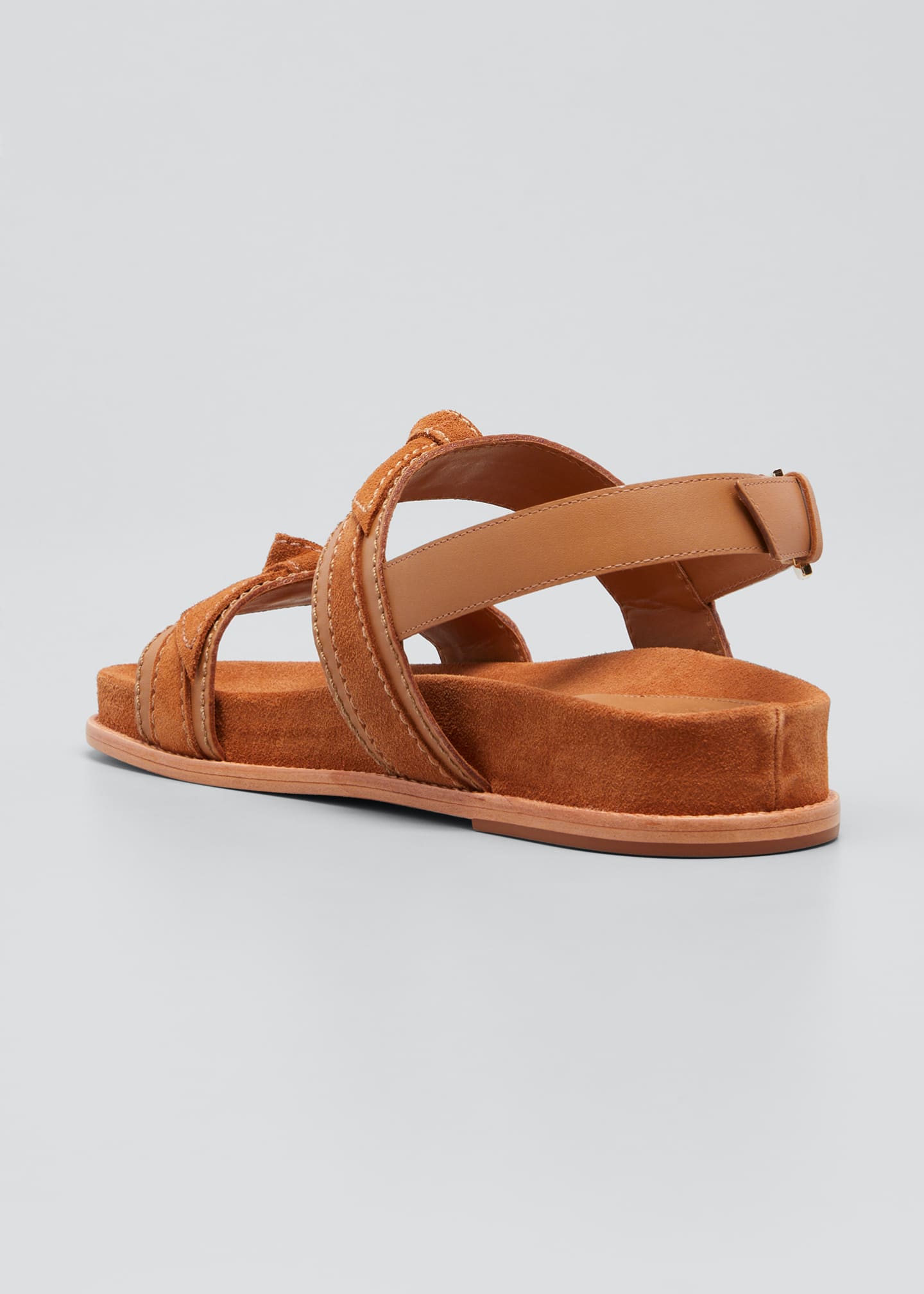 Alexandre Birman Clarita Suede/Leather Sport Sandals Bergdorf Goodman