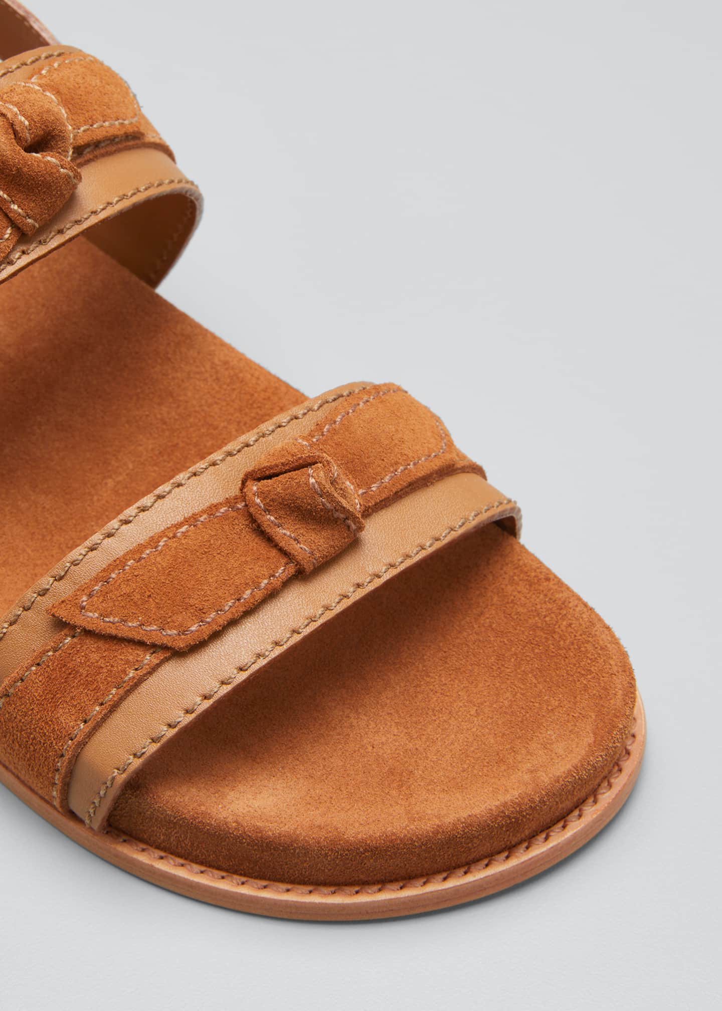 Alexandre Birman Clarita Suede/Leather Sport Sandals Bergdorf Goodman