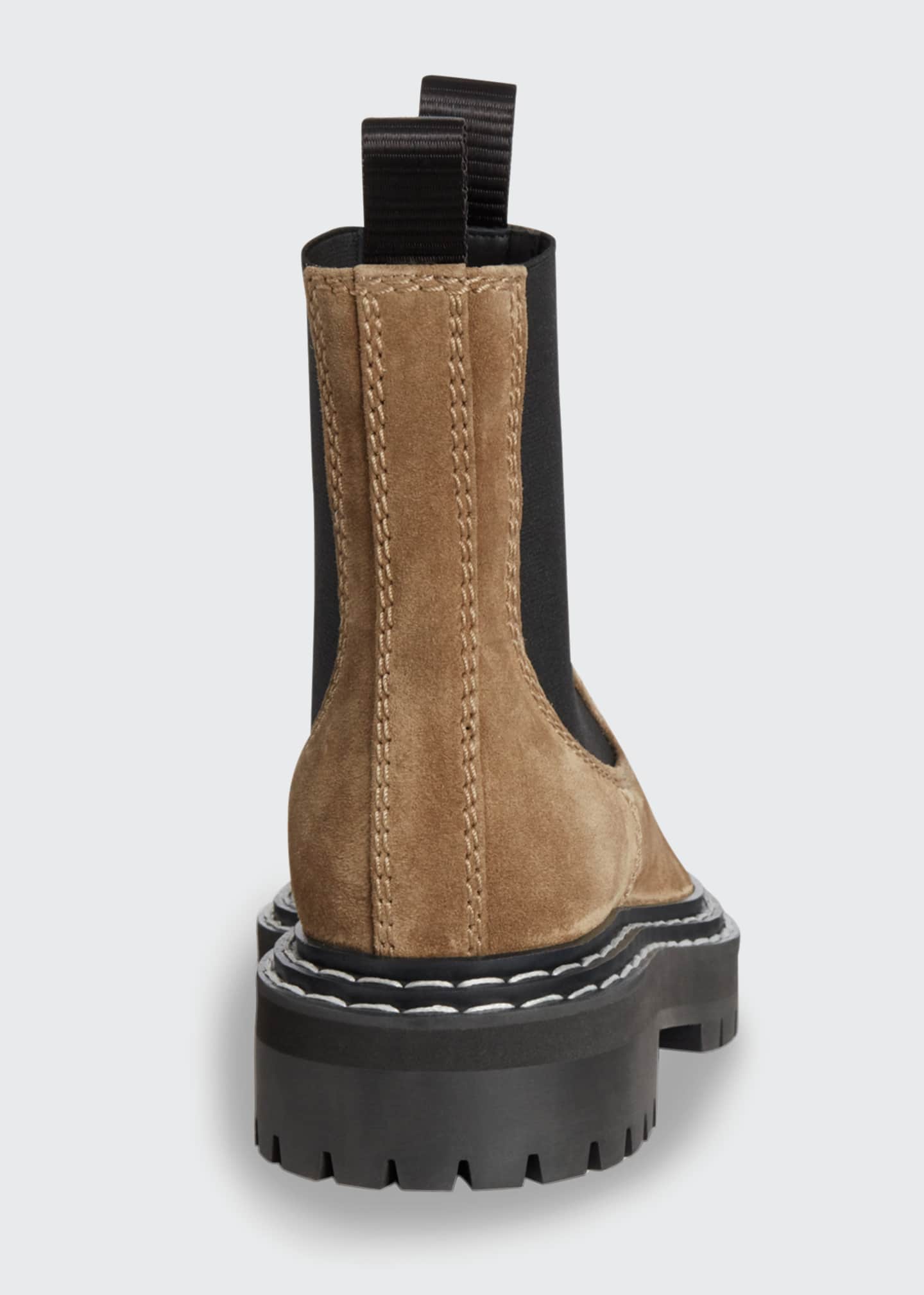 Proenza Schouler Suede LugSole Chelsea Booties Bergdorf Goodman