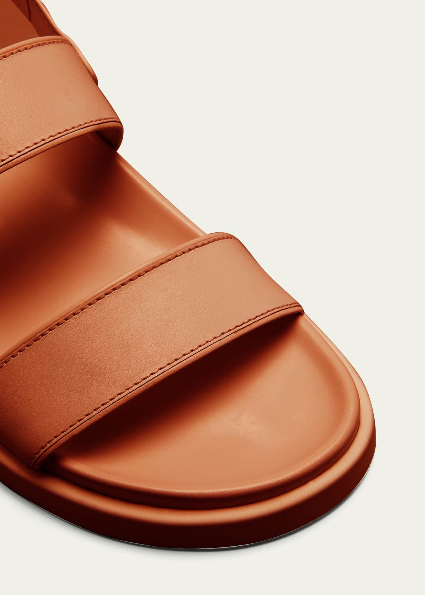 gianvito rossi bilbao leather slingback sandals