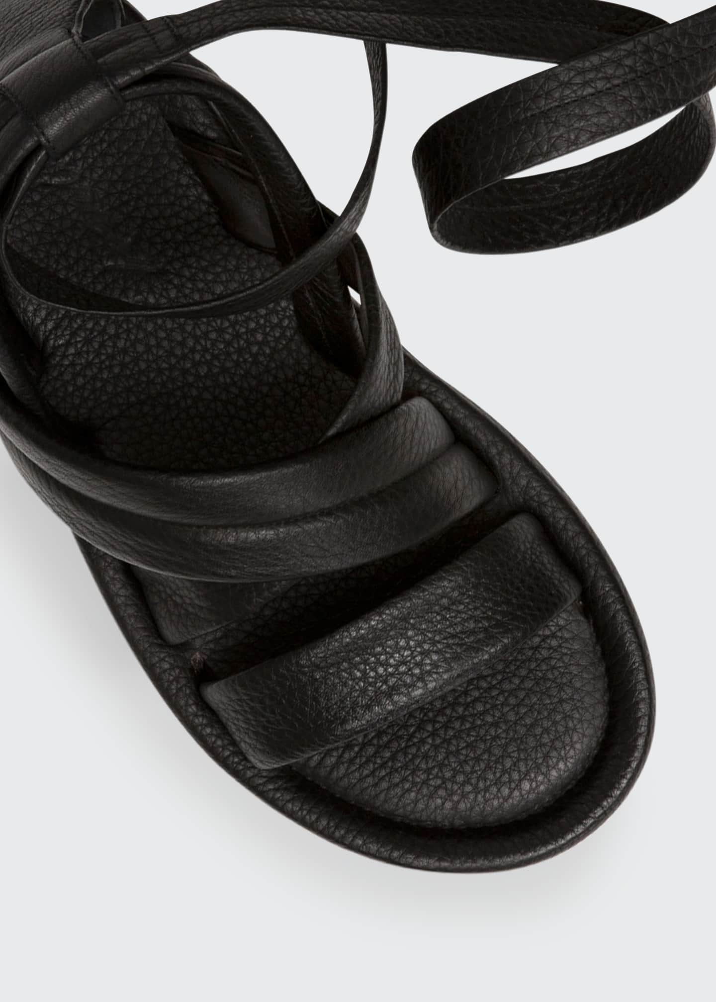 Marsell Leather Ankle-Wrap Gladiator Sandals - Bergdorf Goodman