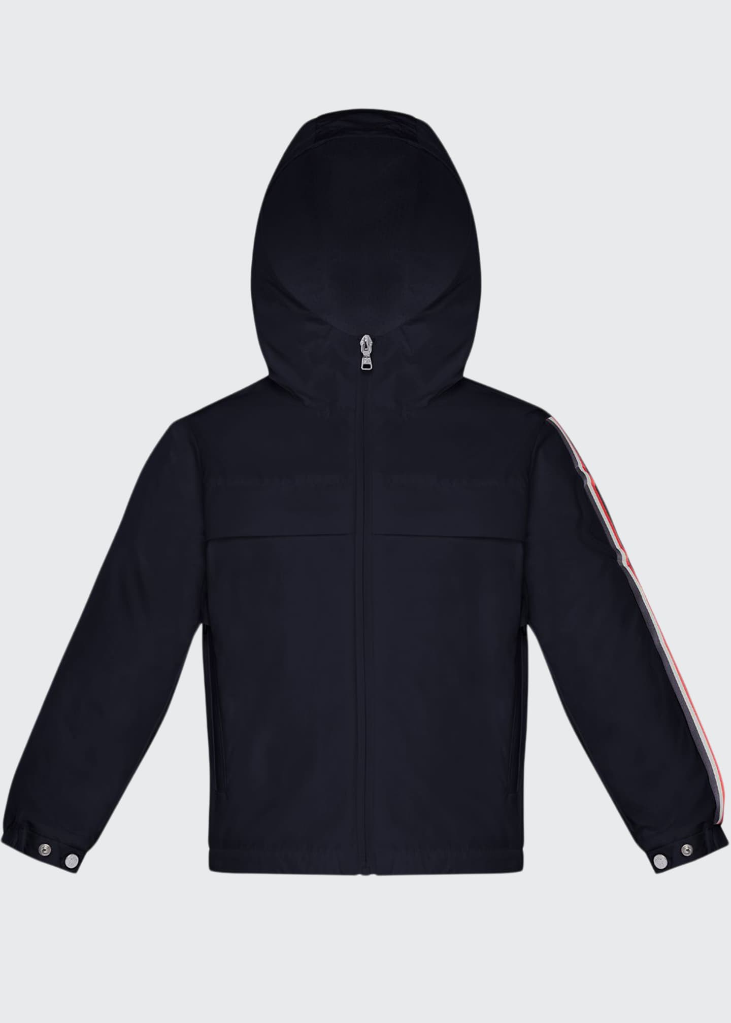 Moncler striped hooded jacket