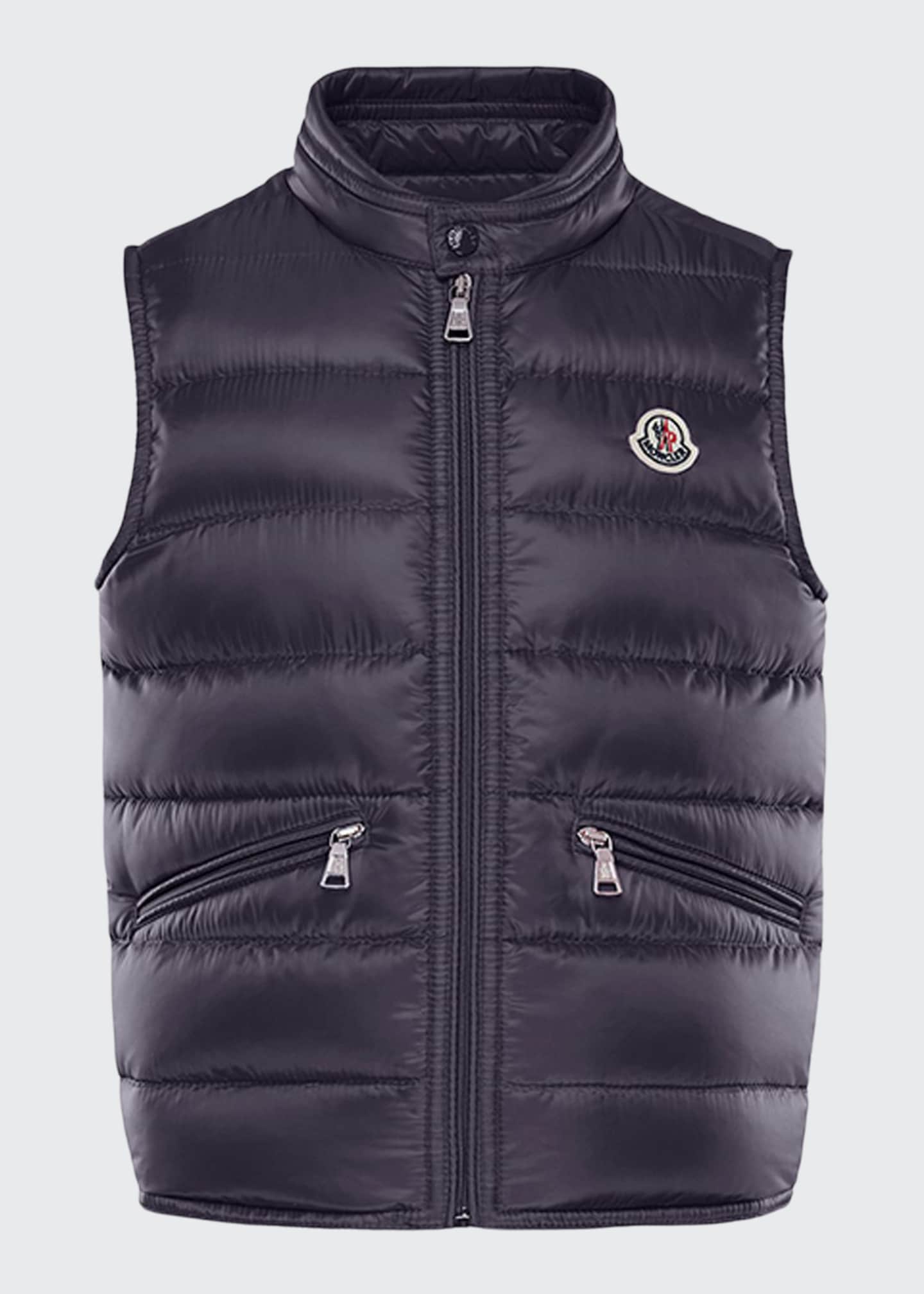 Moncler Boy's Gui Quilted Down Vest, Size 814 Bergdorf Goodman