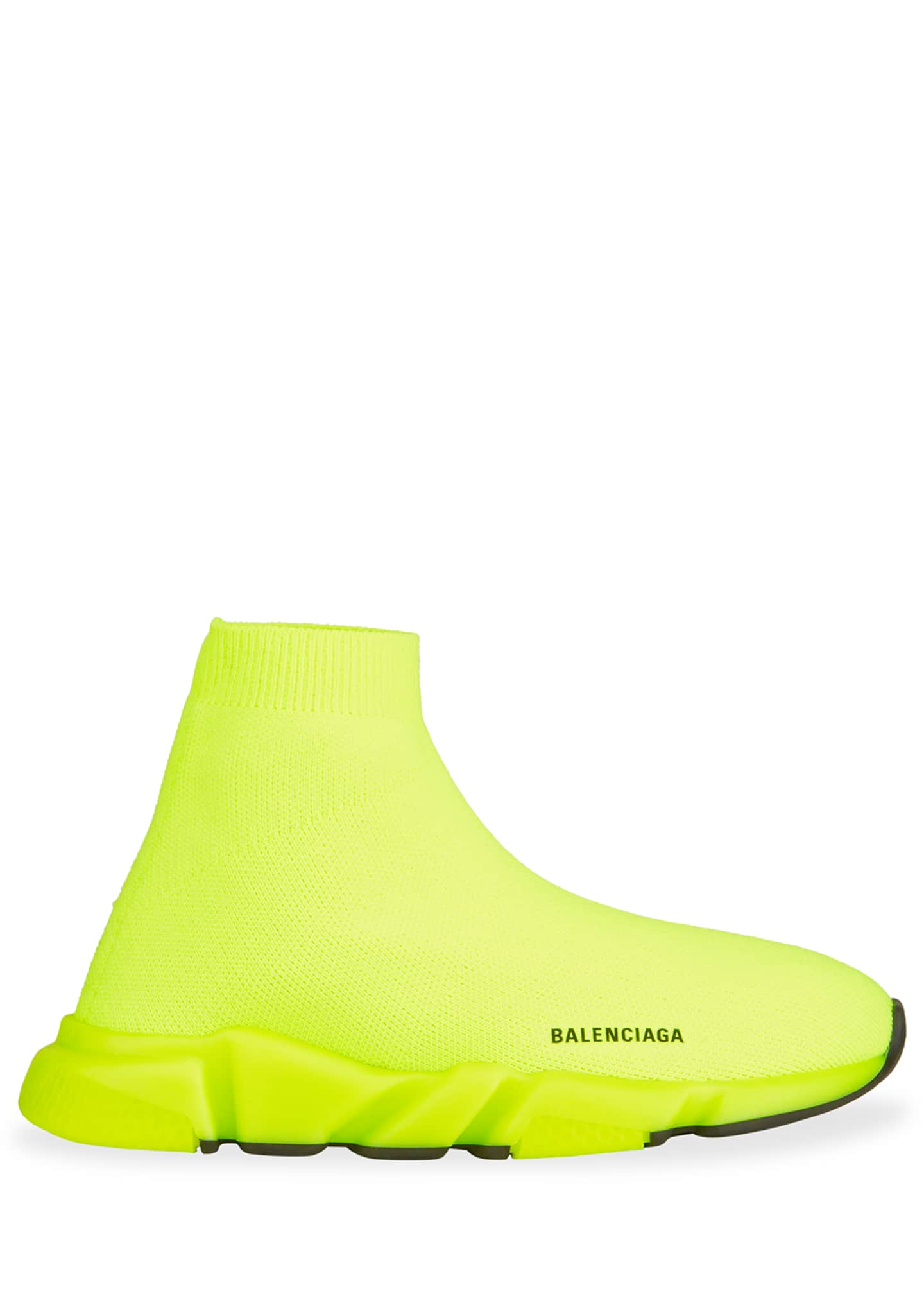 Balenciaga Kid�s Neon Knit Sock Trainer Sneakers