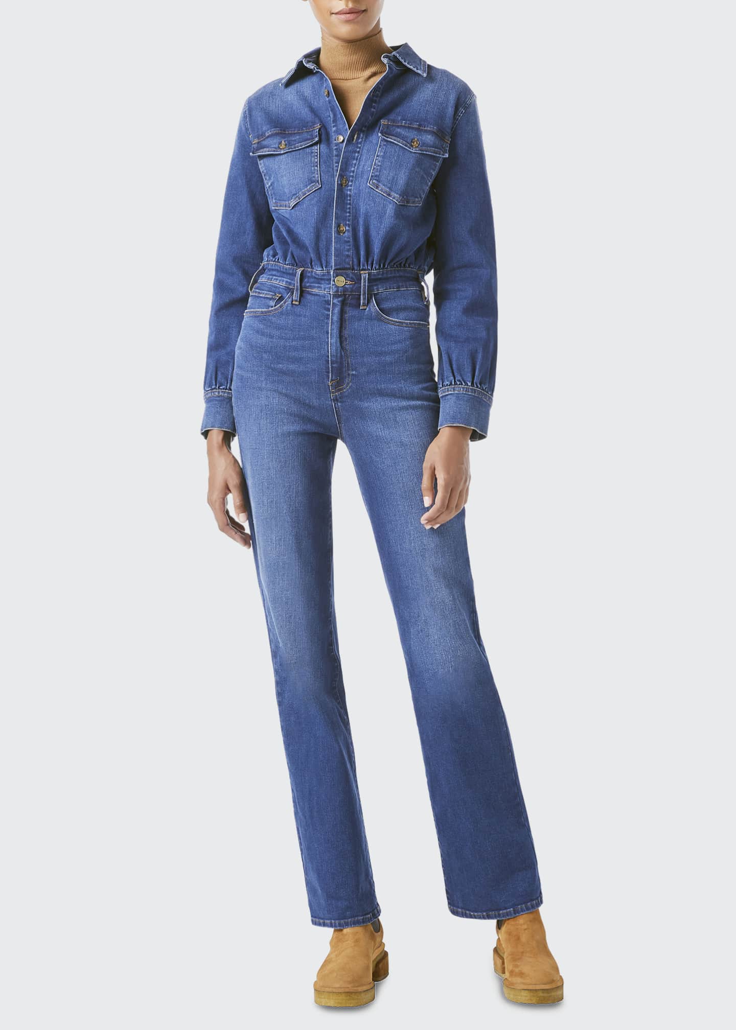 frame denim jumpsuit