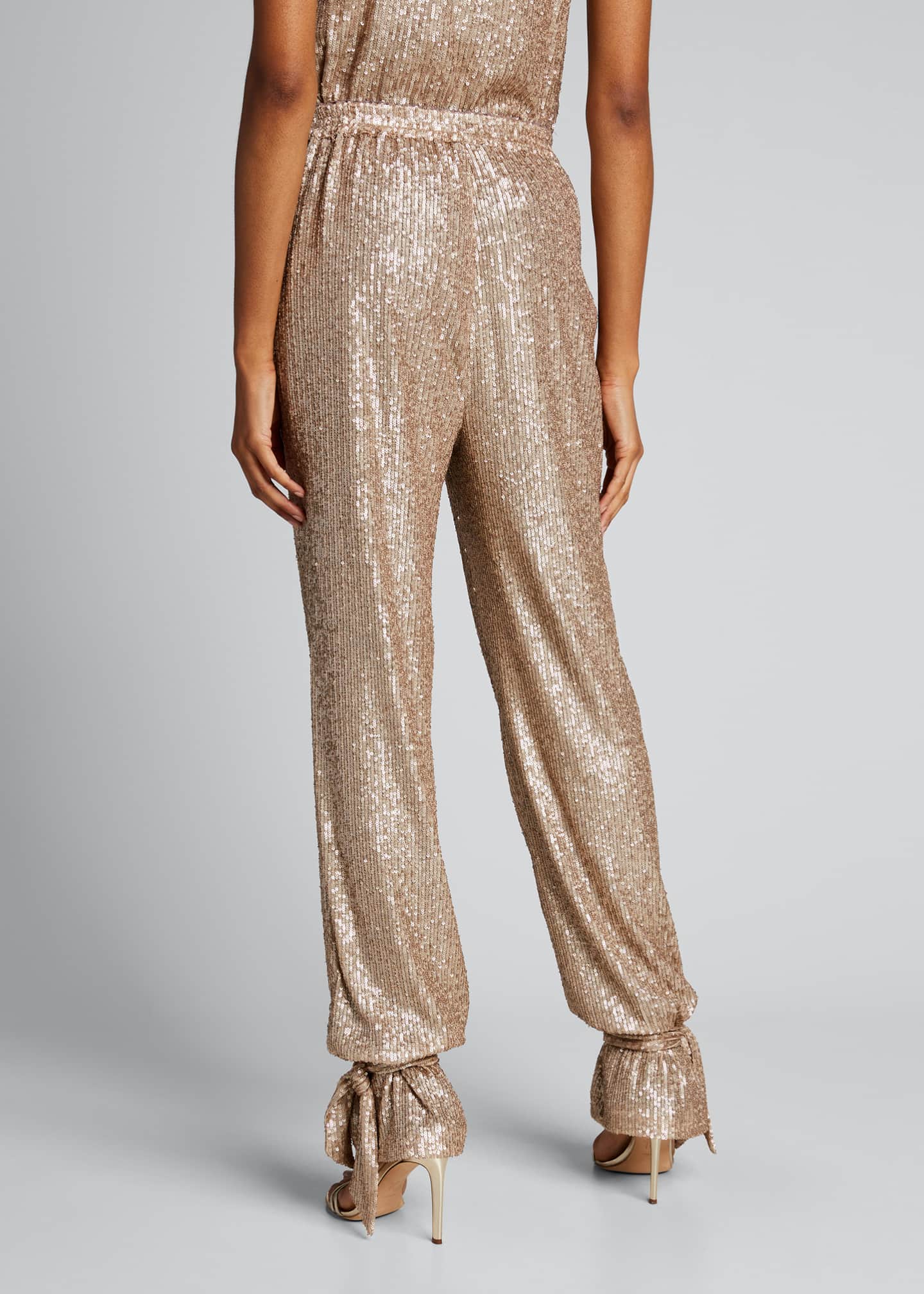 sequin jogger pants