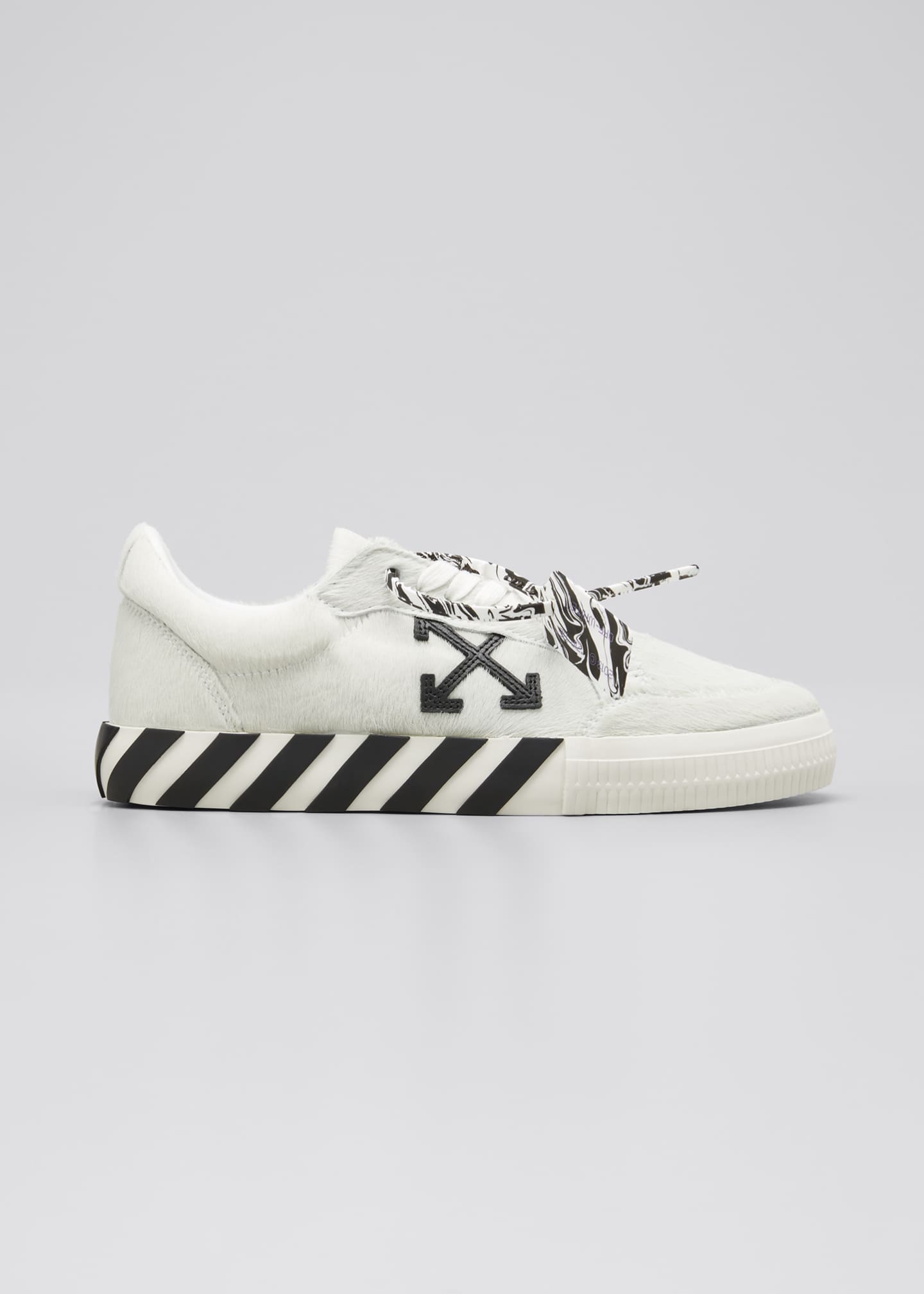 Off-White Men's Arrow Hairhide Vulcanized Low-Top Sneakers - Bergdorf ...