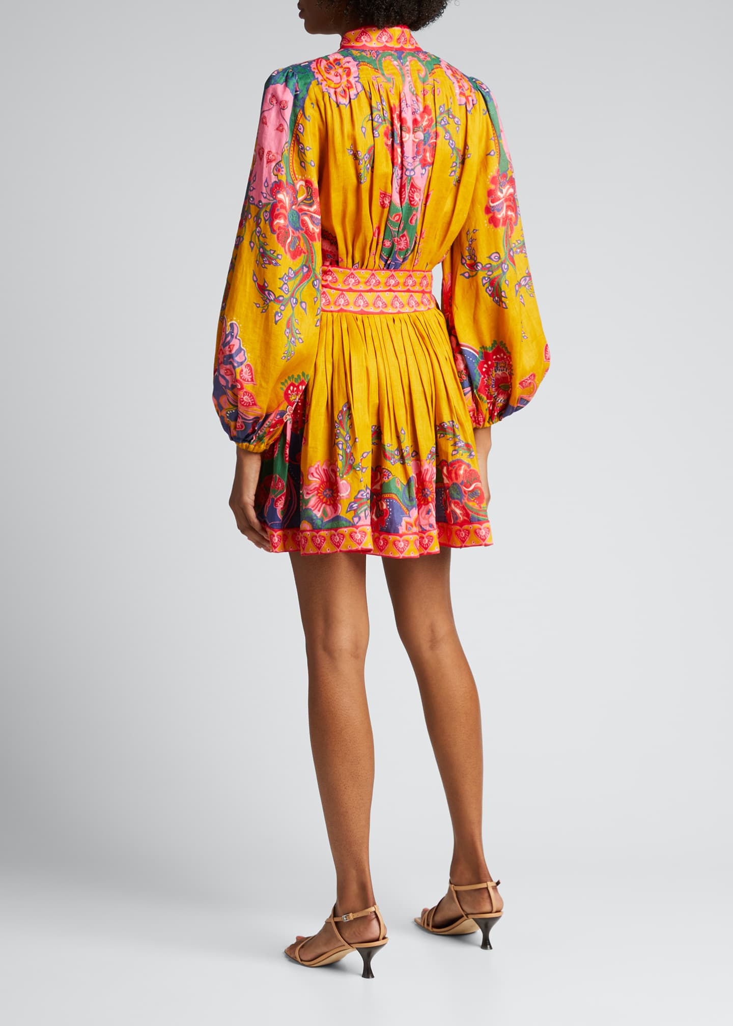 Zimmermann The Lovestruck Wrap Mini Dress - Bergdorf Goodman