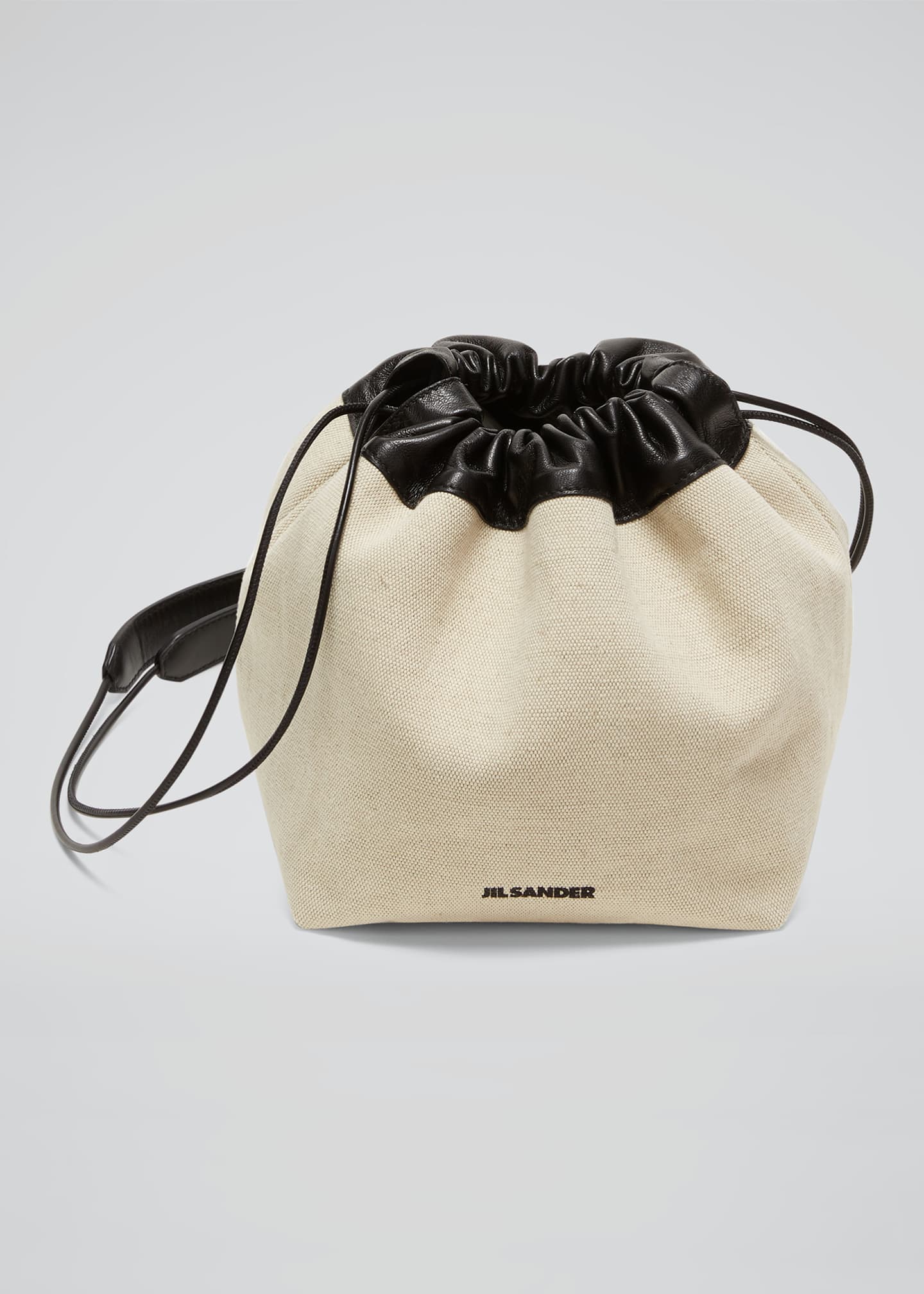 Jil Sander Small Canvas Drawstring Crossbody Bag Bergdorf Goodman
