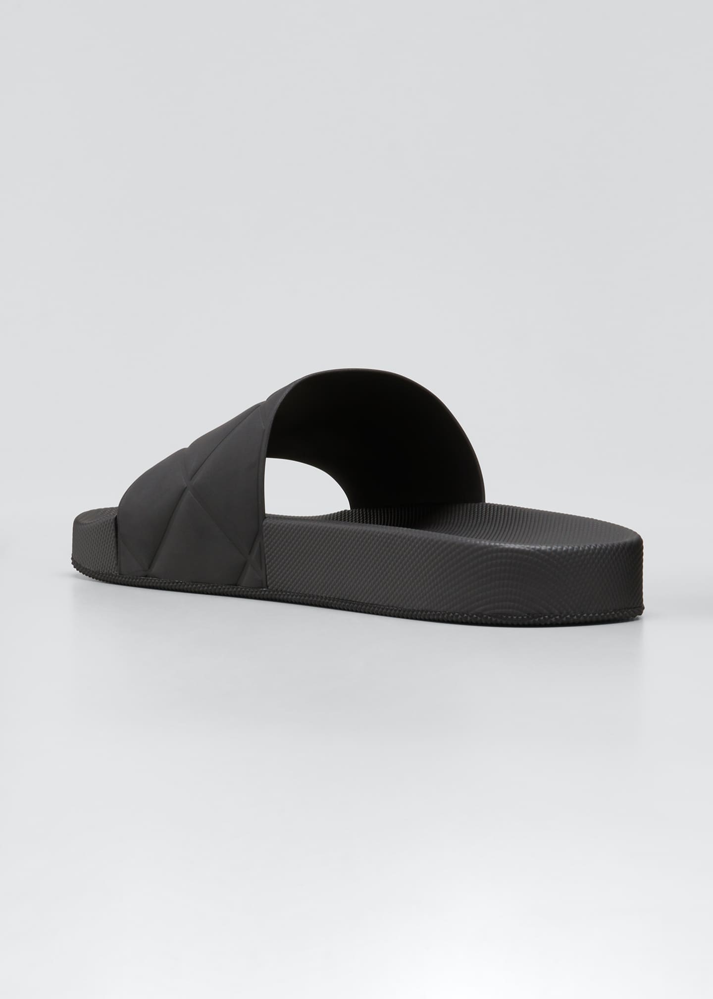 bottega veneta quilted leather flat sandals