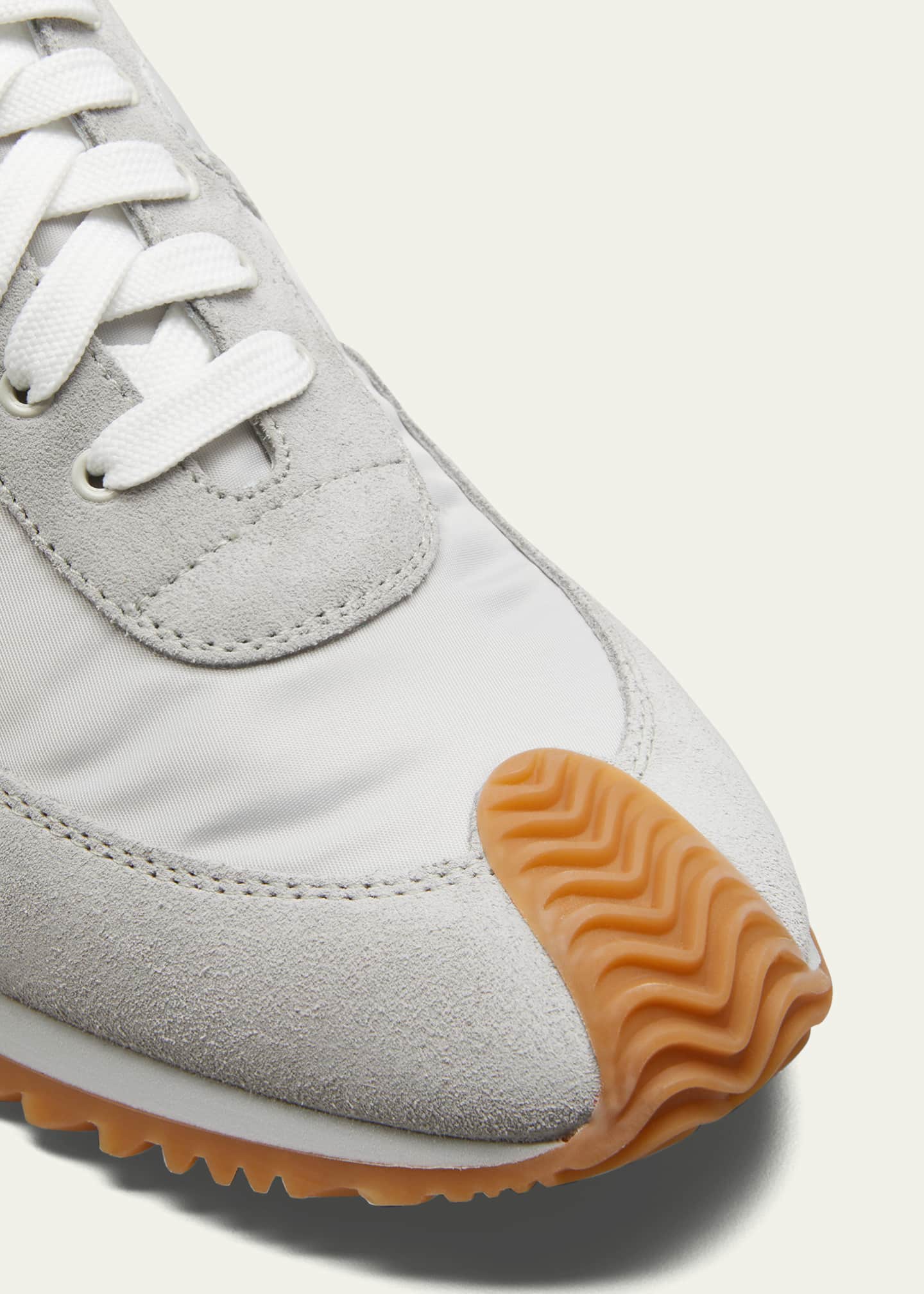 Loewe Men's Flow Suede & Leather Runner Sneakers Bergdorf Goodman