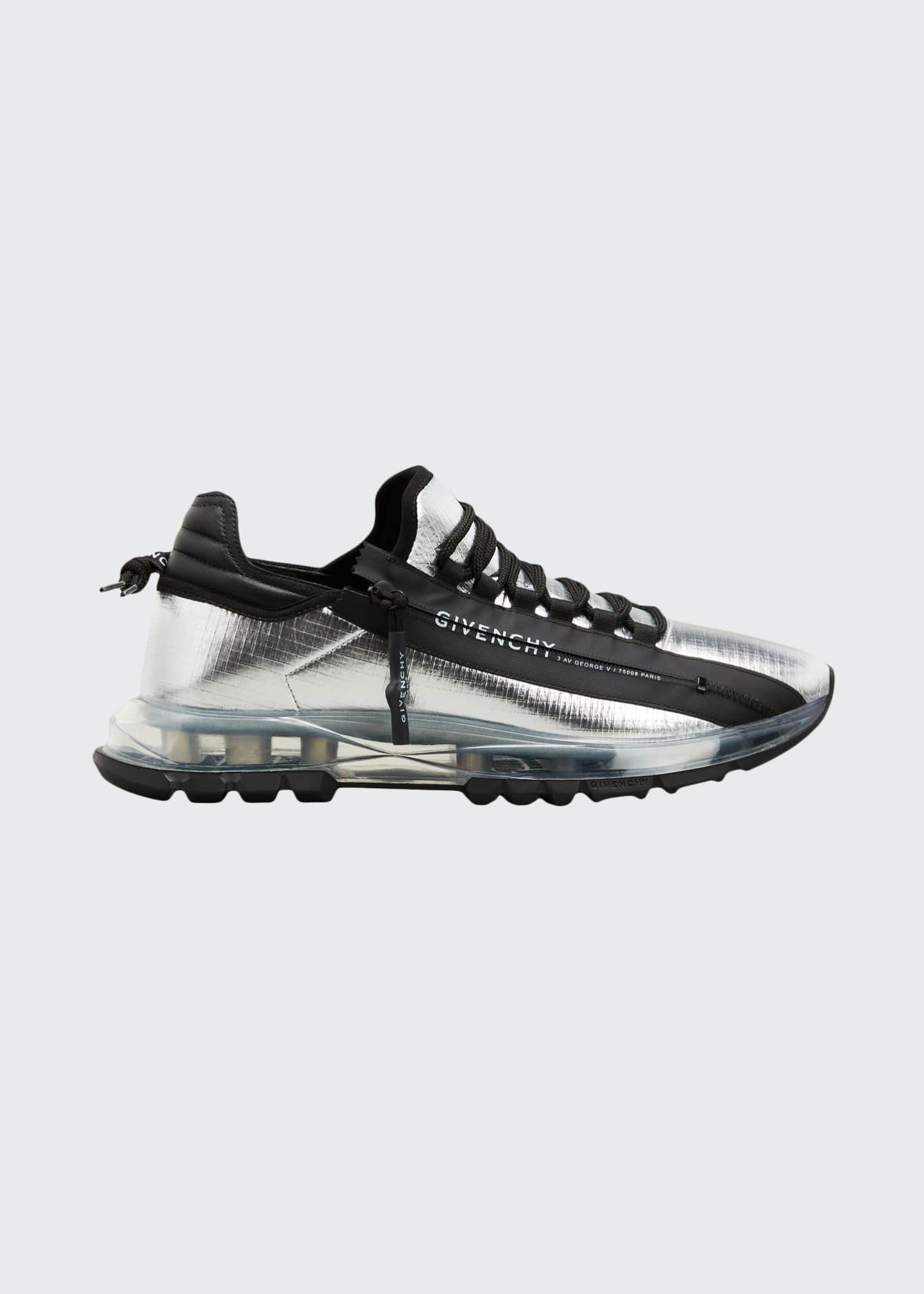 givenchy wing low transparent sneakers