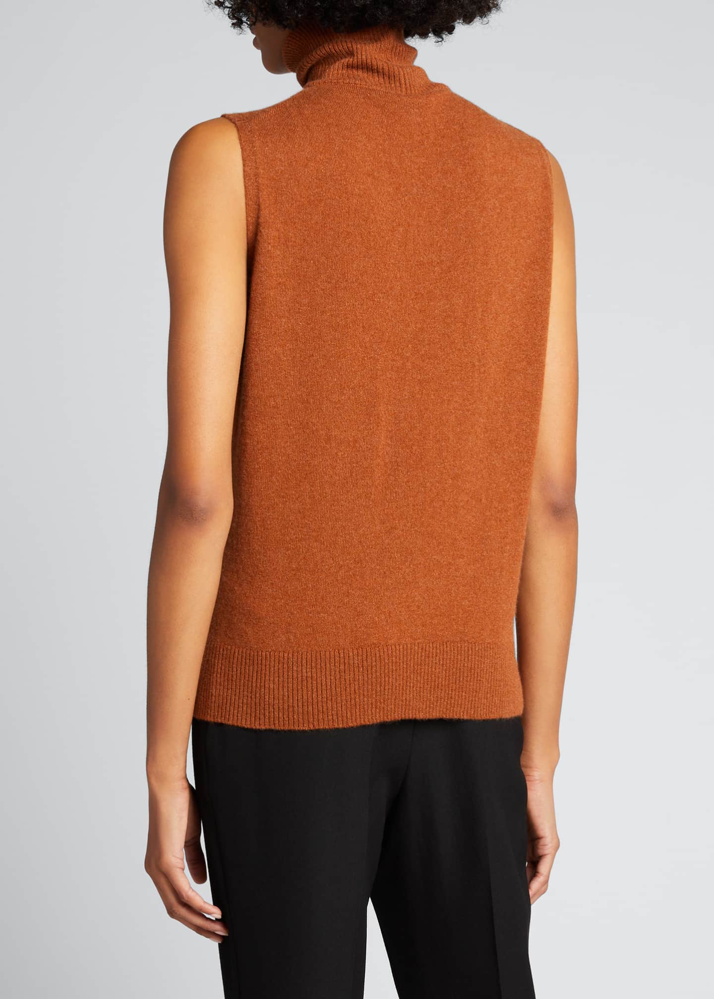 Lafayette 148 New York Cashmere Sleeveless Turtleneck Shell Bergdorf