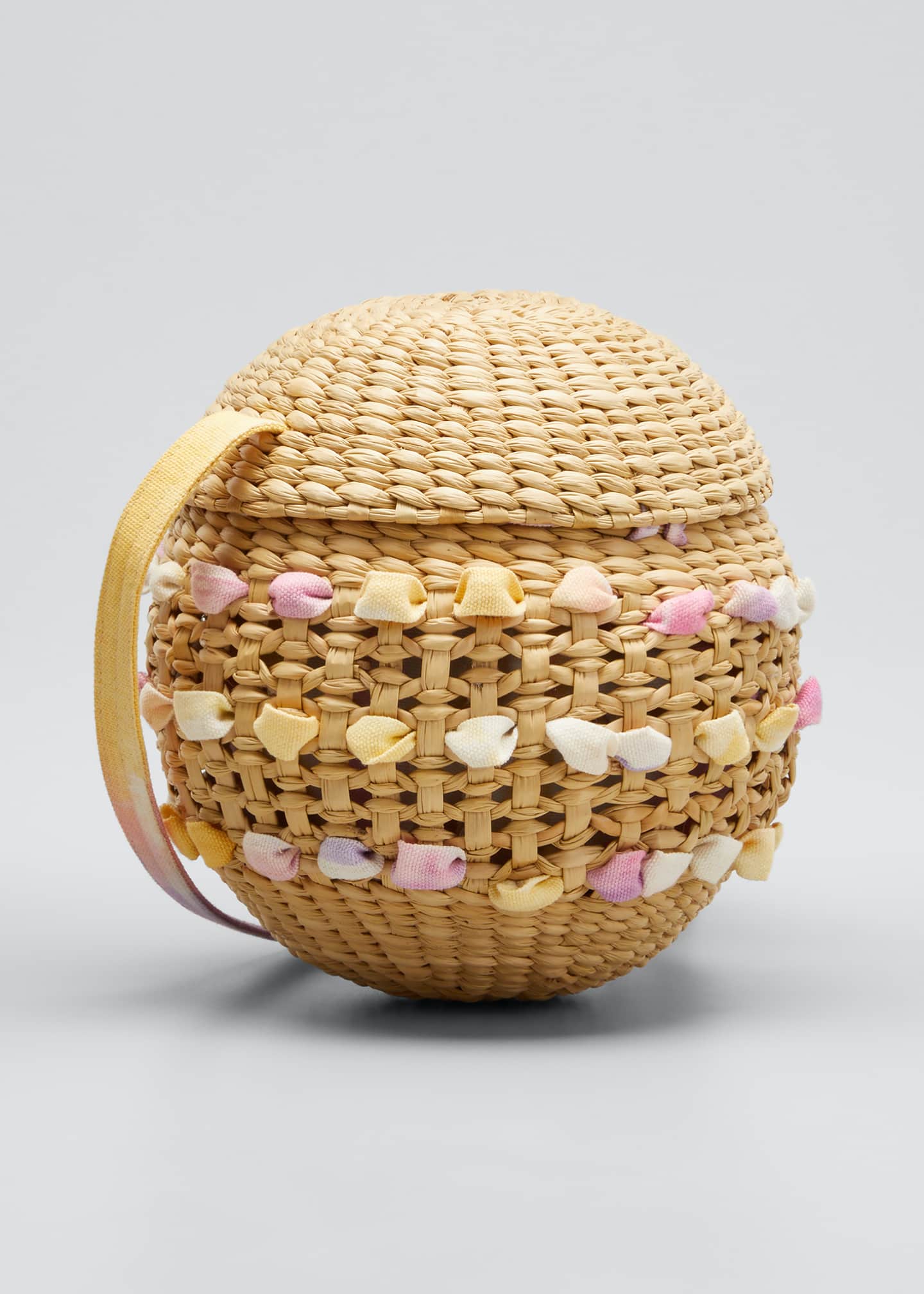 POOLSIDE Disco Ball Straw/TieDye Crossbody Bag Bergdorf Goodman