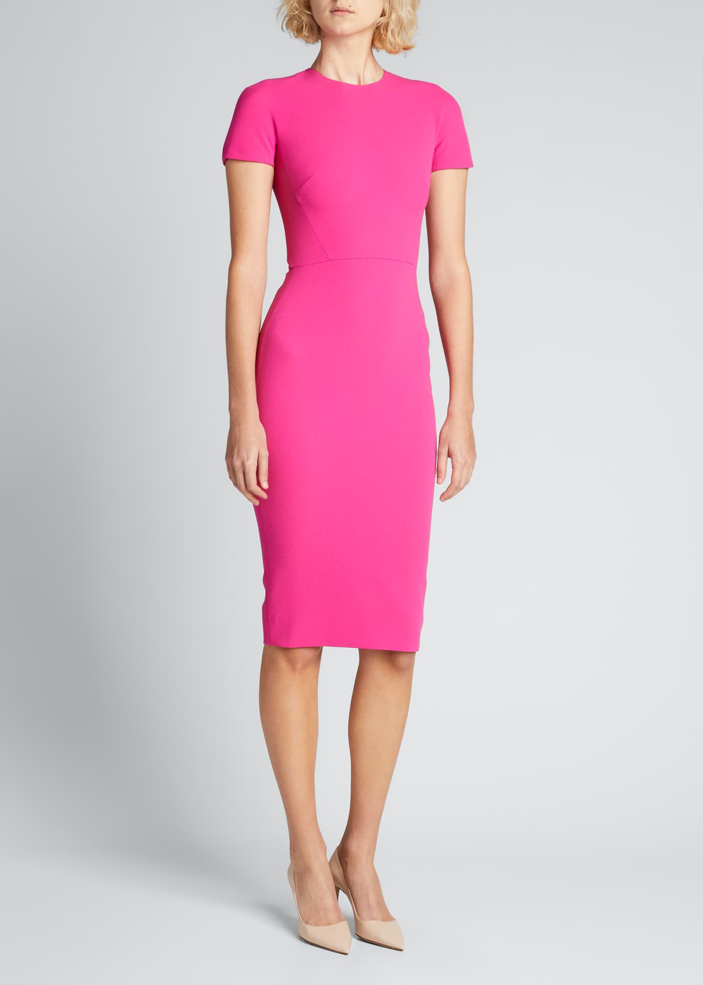 Victoria Beckham Fitted TShirt Sheath Dress Bergdorf Goodman