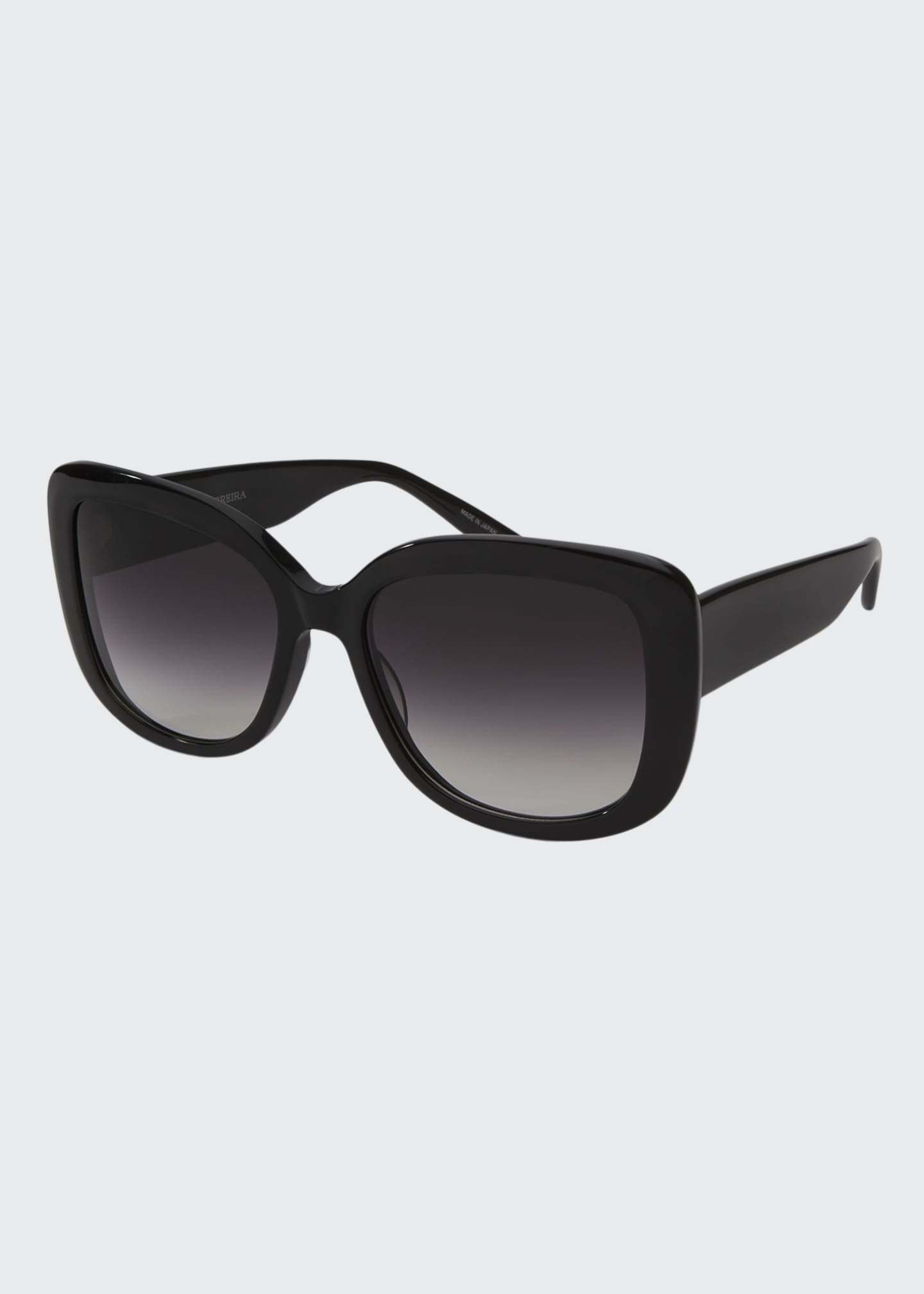 Barton Perreira Choupette Oversized Square Acetate Sunglasses, Black ...