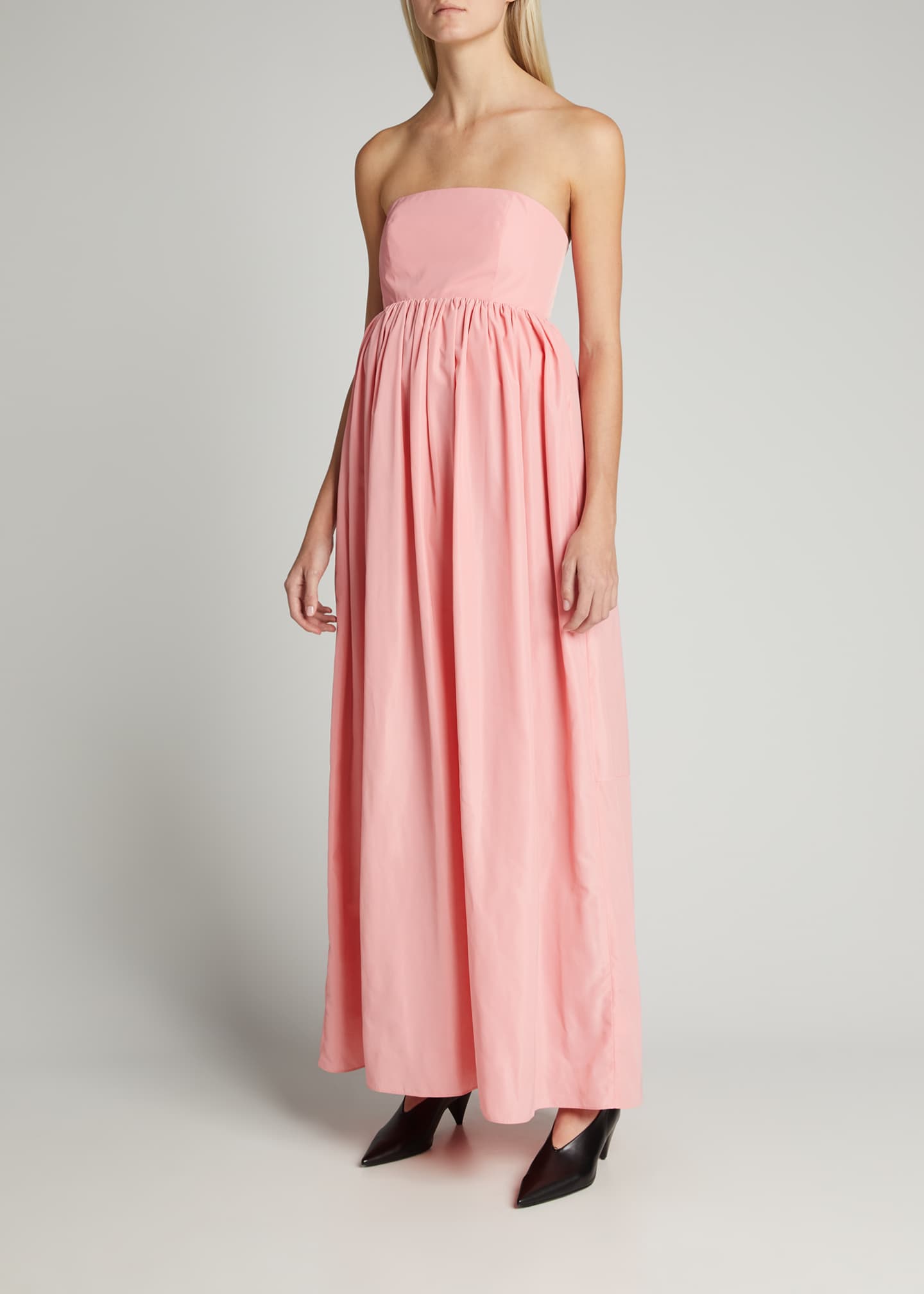 100 安心保証 ティビ Tibi レディース ワンピース ワンピース ドレス Italian Sporty Nylon Strapless Cocoon Dress Black 保証書付 Tortellini Co