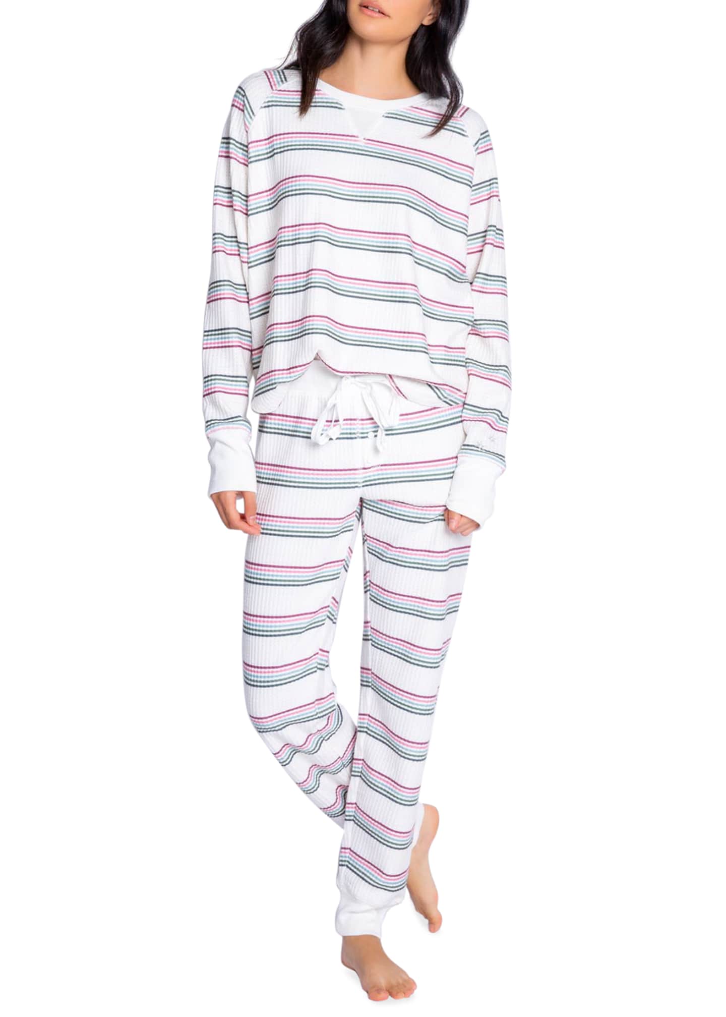PJ Salvage Ski Jammie Classic Thermal Pajama Set Bergdorf Goodman
