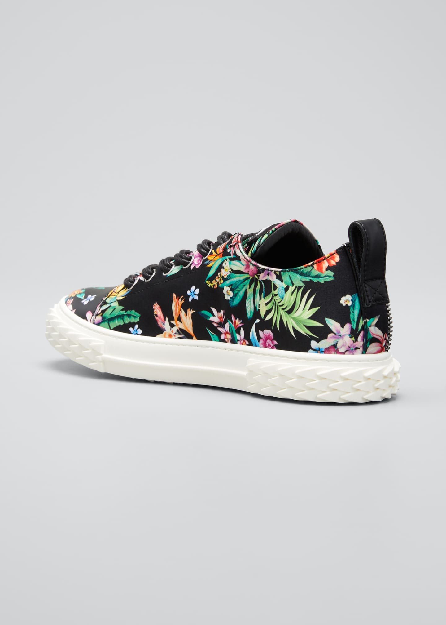mens floral print sneakers